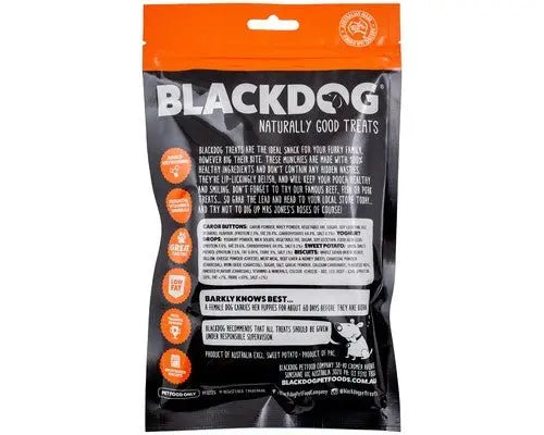Blackdog Carob Buttons Dog Treat - Kellyville Pets