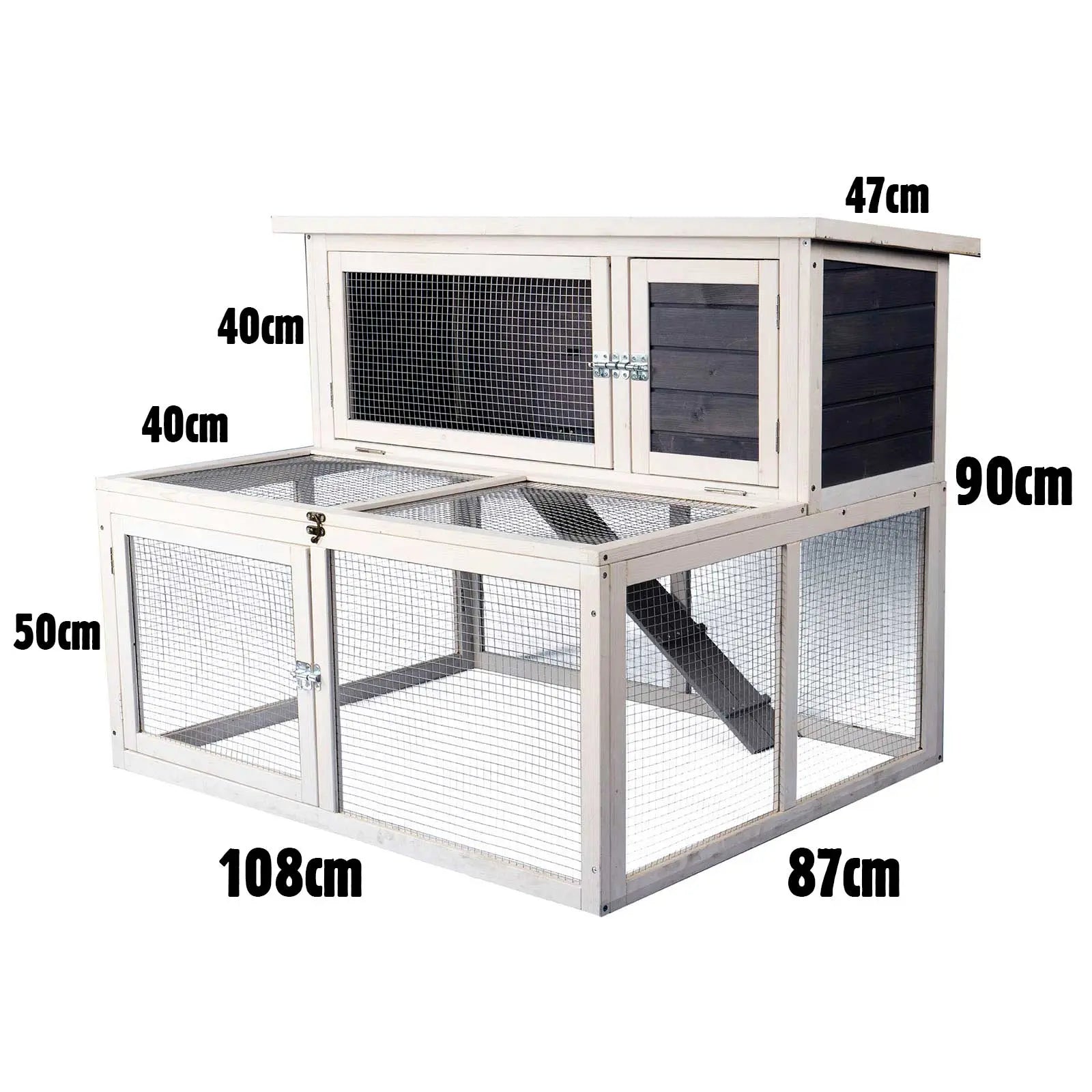 Bono Fido 4ft Complex Small Animal Hutch - Kellyville Pets