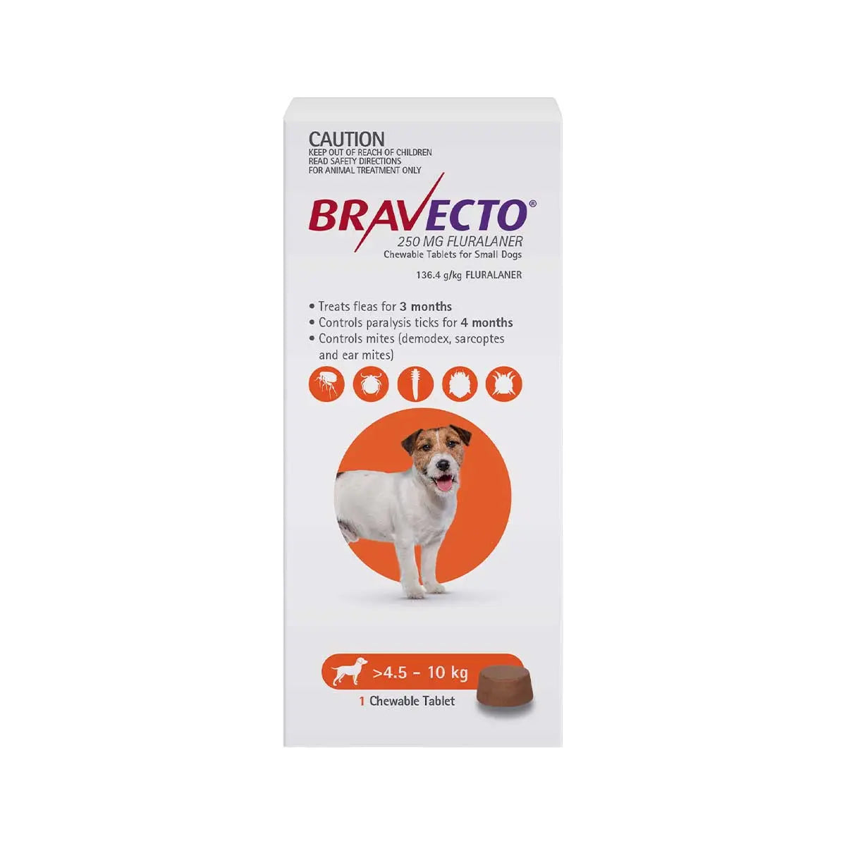 Bravecto Dog Chewable Flea & Tick Treatment - Kellyville Pets