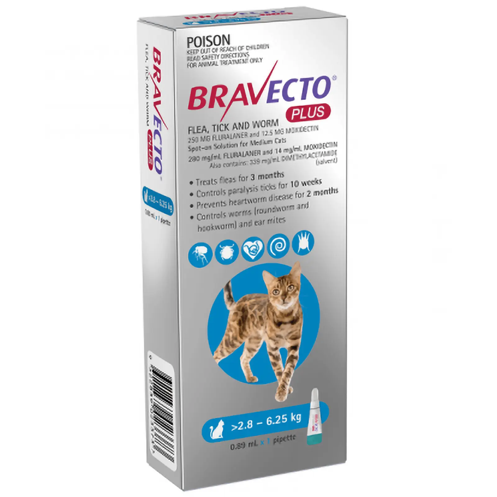 Bravecto Plus for Cats - Kellyville Pets