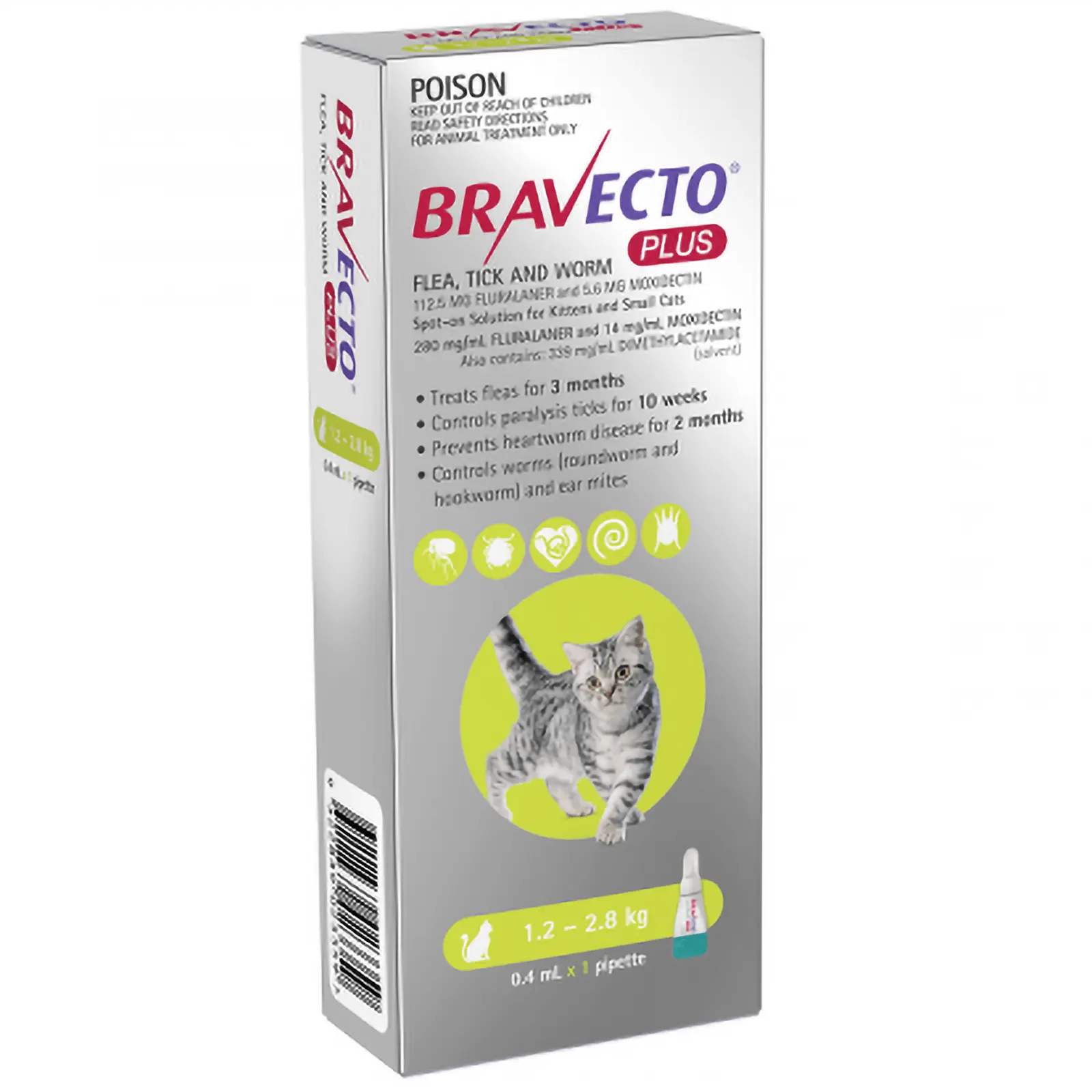 Bravecto Plus for Cats - Kellyville Pets