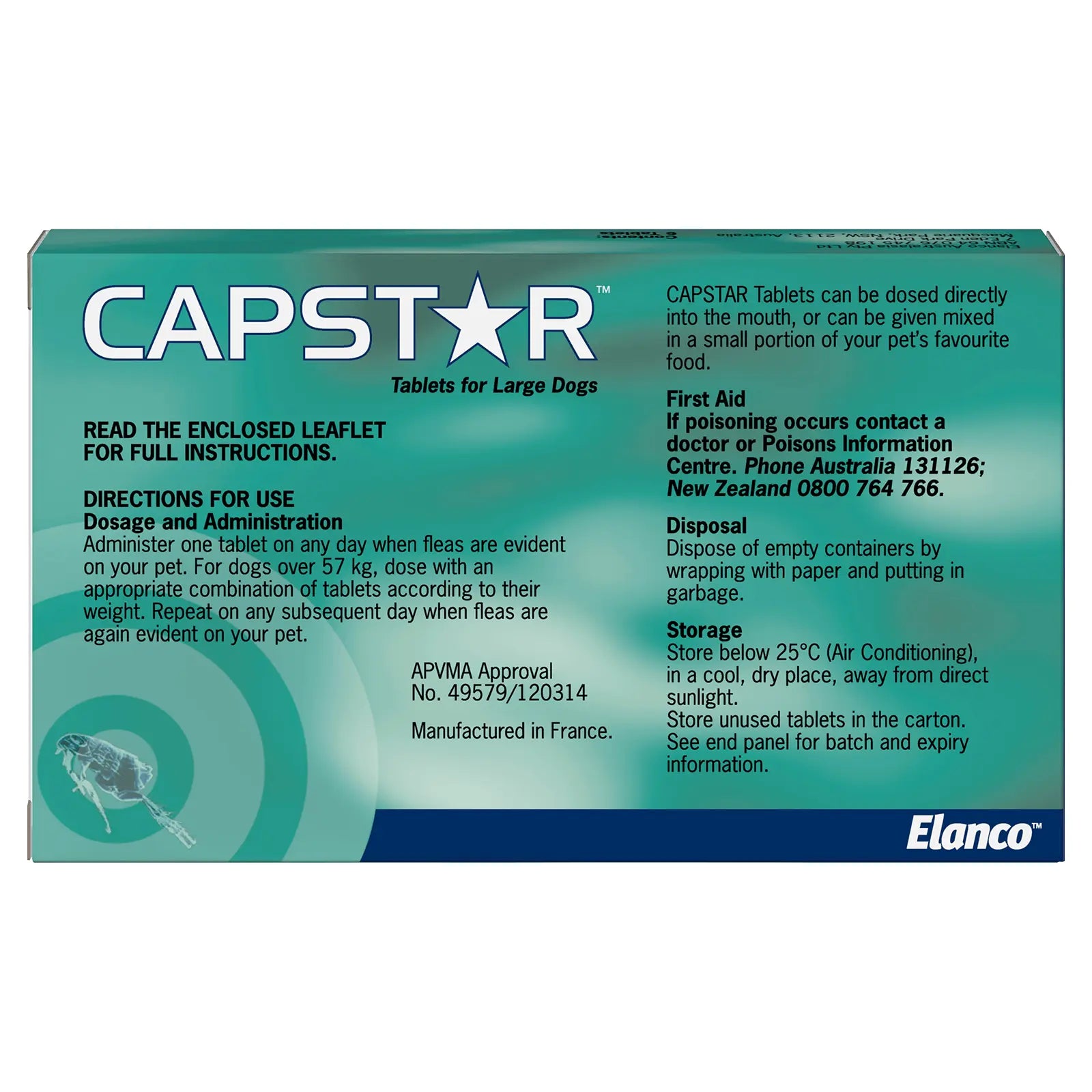 Capstar Flea Treatment Tablet - Kellyville Pets