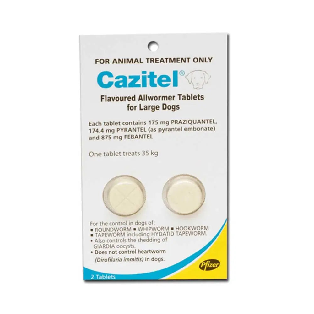 Cazitel Worming Tablet for Dogs - Kellyville Pets