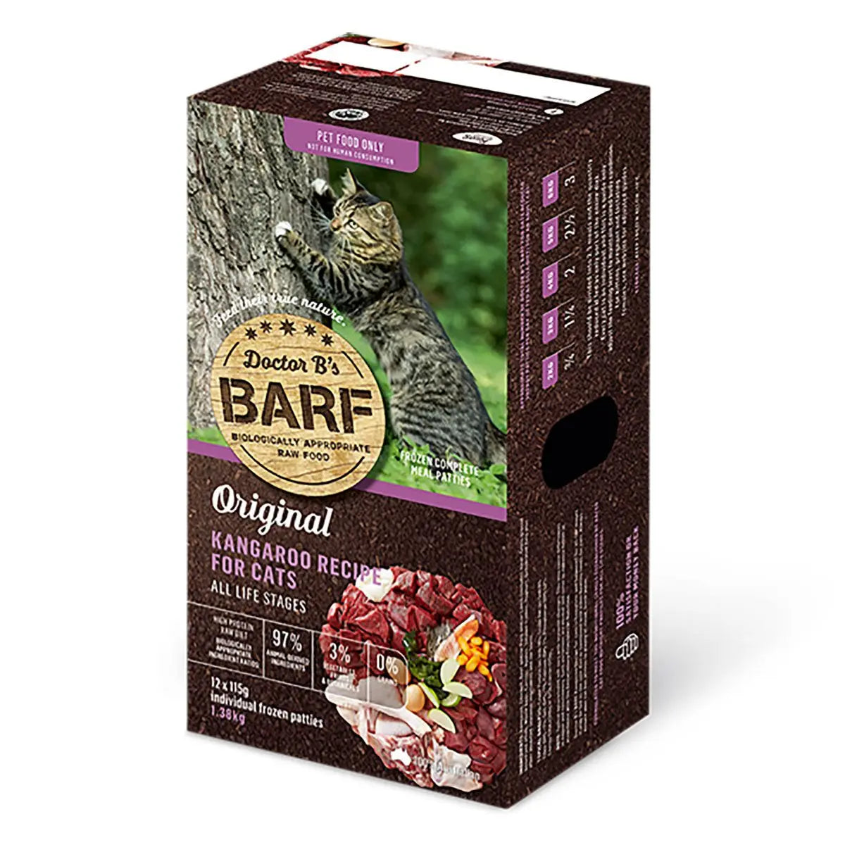 Doctor B's Barf Raw Cat Food Roo - Kellyville Pets