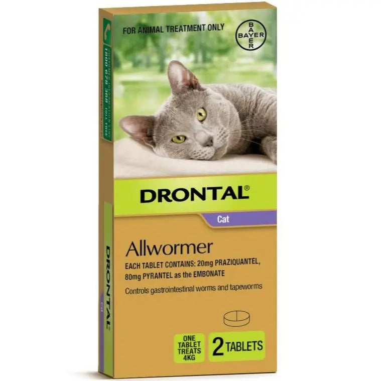 Drontal Allwormer For Cats 4kg Purple