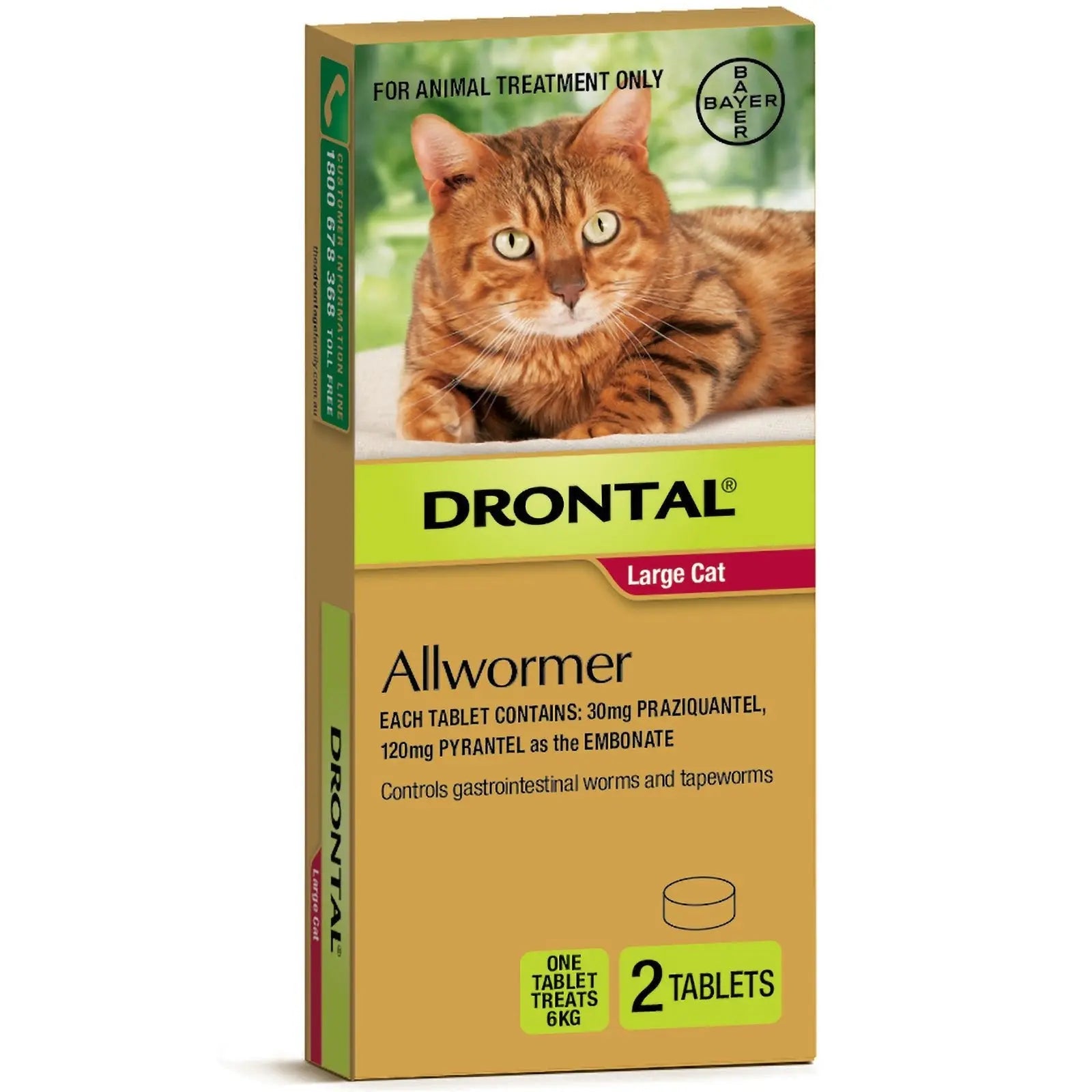 Drontal Allwormer For Cats - Kellyville Pets