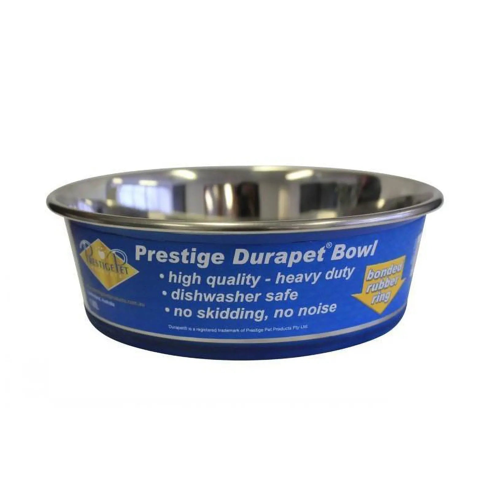Durapet Stainless Steel Non Slip Dog Bowl - Kellyville Pets