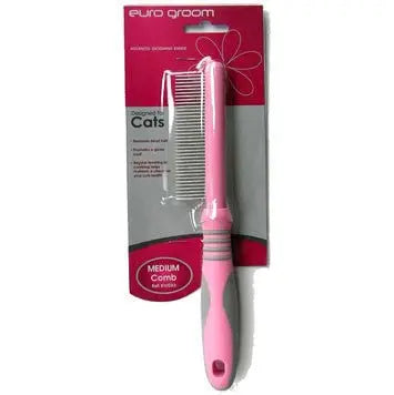 Euro Groom Cat Comb Medium - Kellyville Pets