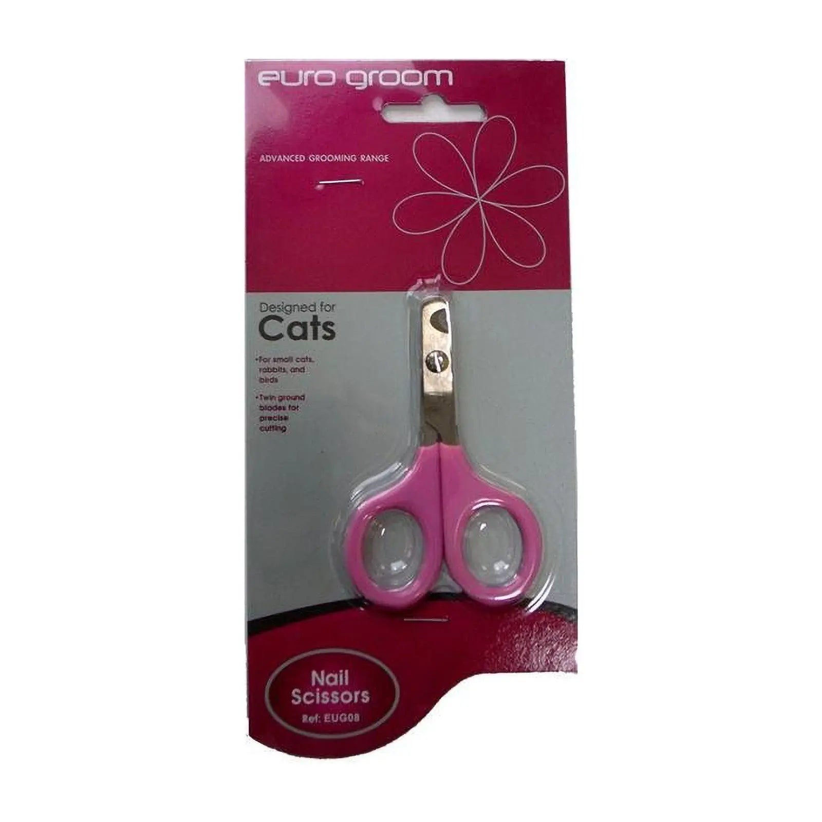 Euro Groom Cat Nail Scissors Round Nose - Kellyville Pets