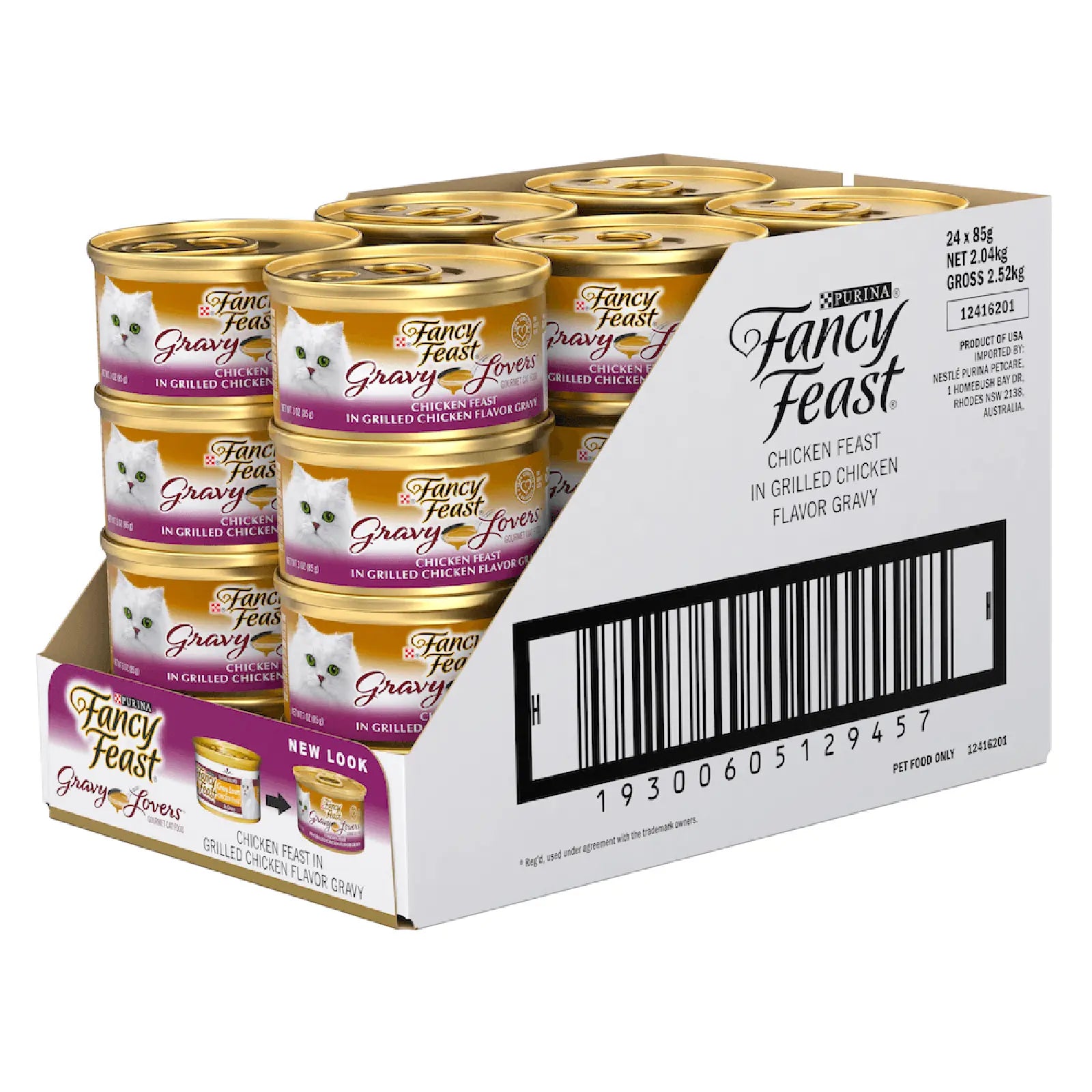 Fancy Feast Cat Food Can Adult Gravy Lovers Chicken Feast - Kellyville Pets