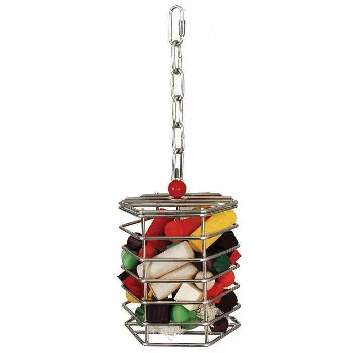 Featherland Paradise Bird Toy Stainless Steel Baffle Cage - Kellyville Pets