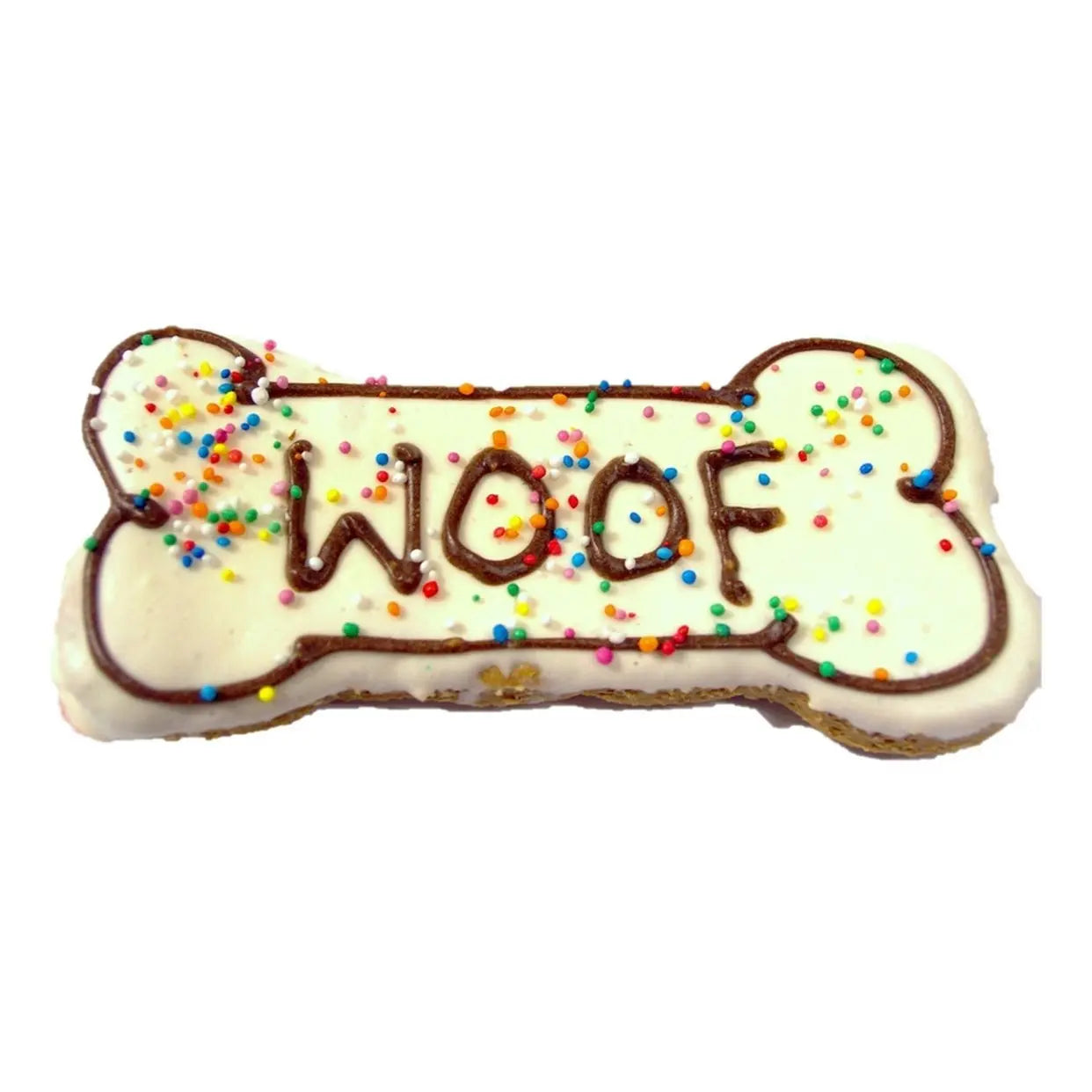 Gourmet Yoghurt Frosted Bone Shaped Biscuit Dog Treat - Kellyville Pets