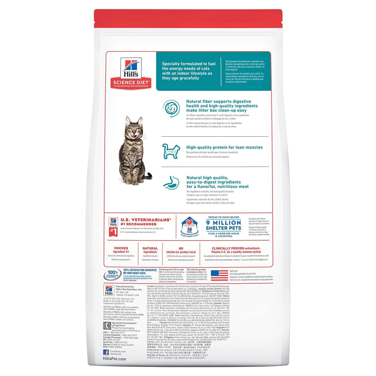 Hill's Science Diet Cat Food Adult 7+ Indoor - Kellyville Pets