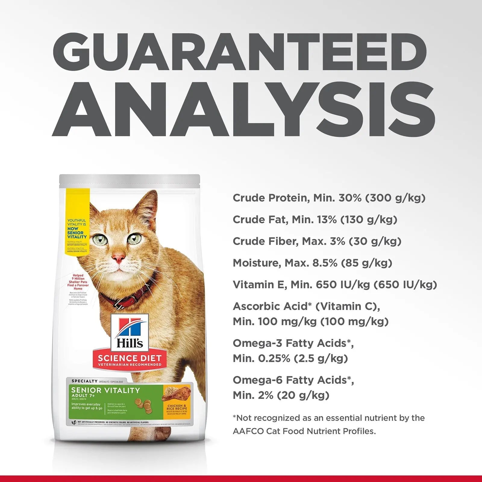Hill's Science Diet Cat Food Adult 7+ Senior Vitality - Kellyville Pets