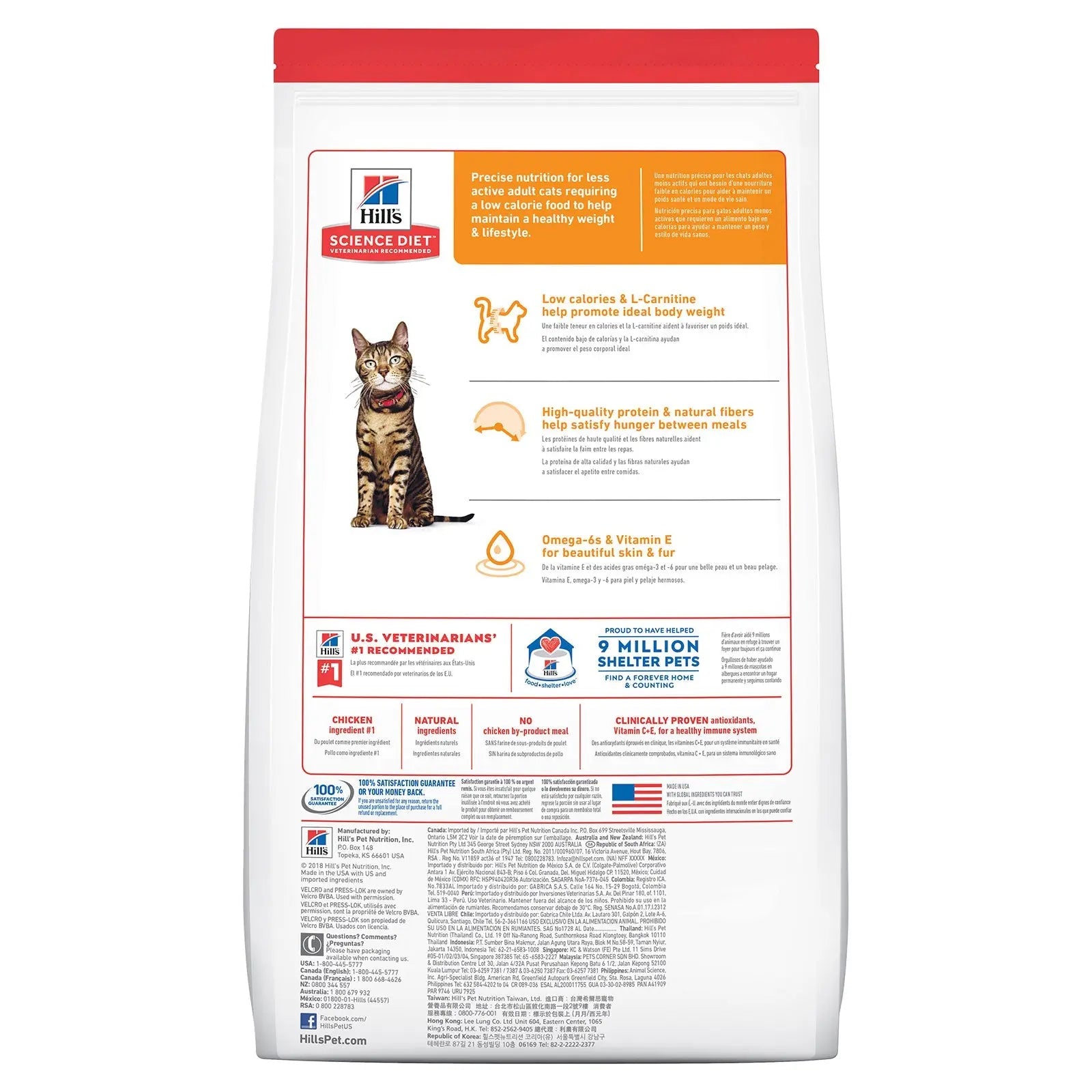 Hill's Science Diet Cat Food Adult Light - Kellyville Pets