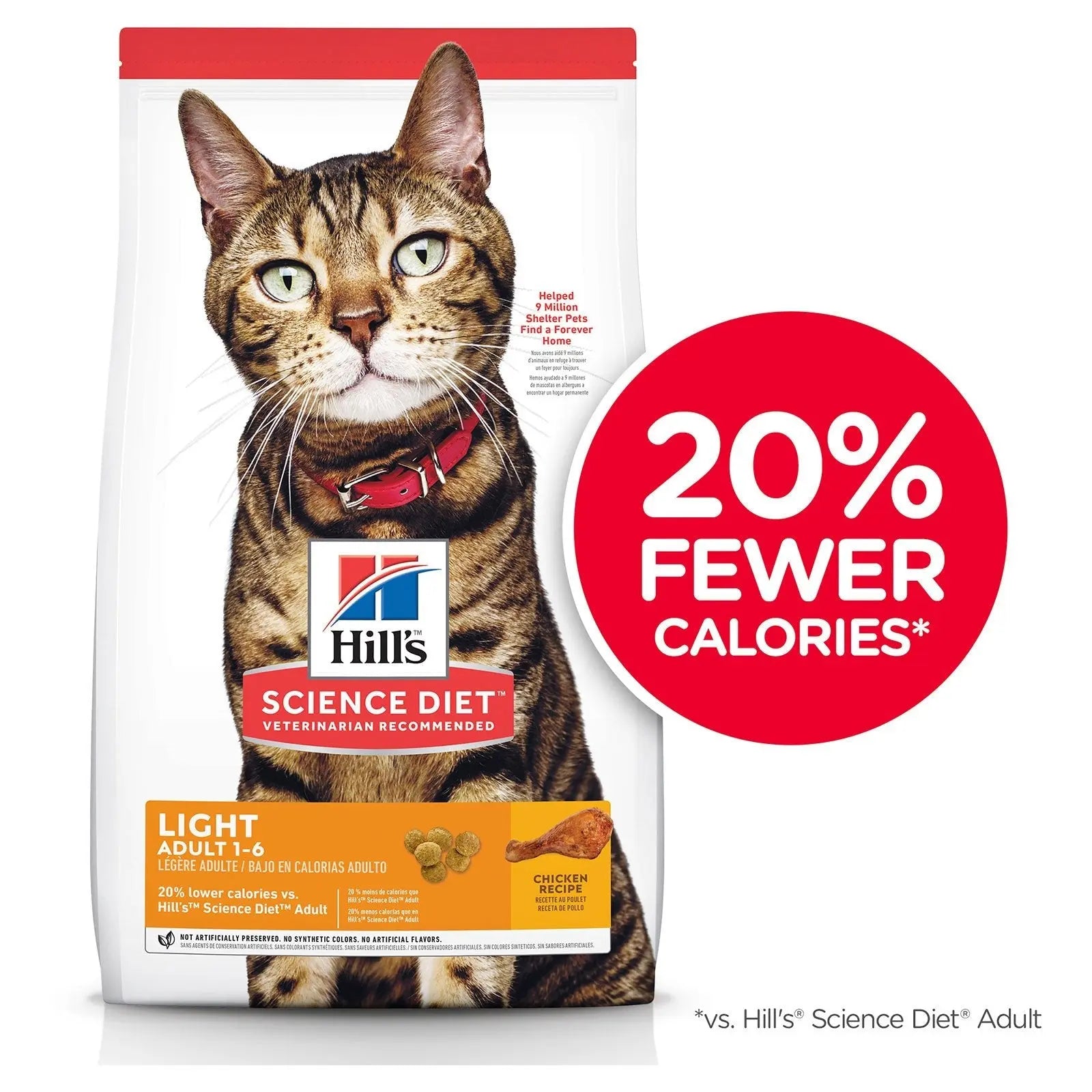 Hill's Science Diet Cat Food Adult Light - Kellyville Pets