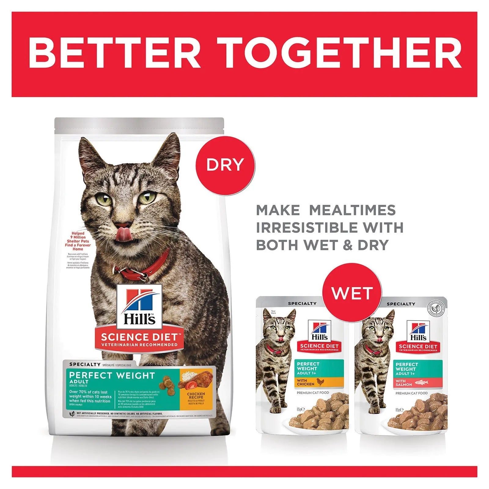 Hill's Science Diet Cat Food Adult Perfect Weight - Kellyville Pets