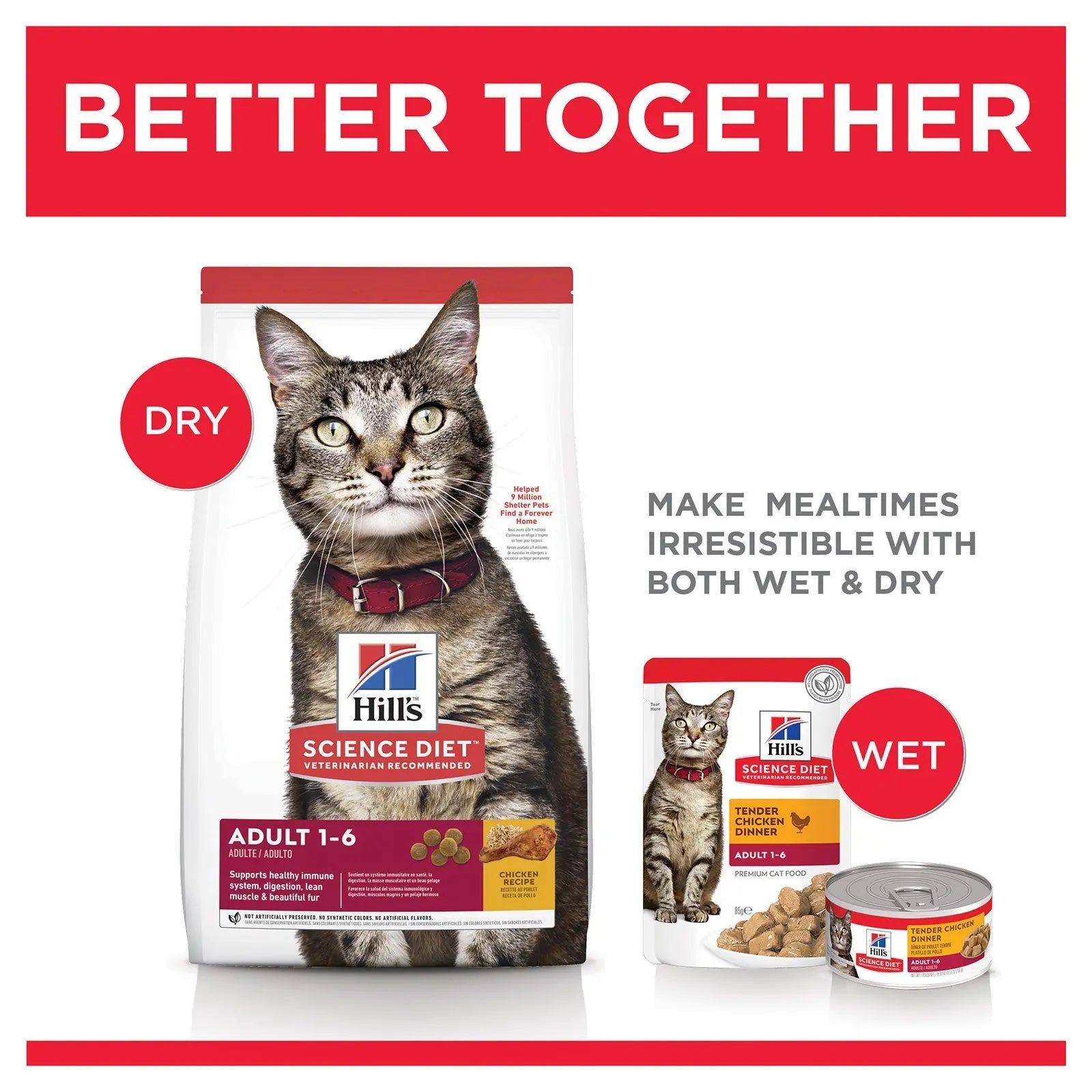Hill's Science Diet Cat Food Adult - Kellyville Pets