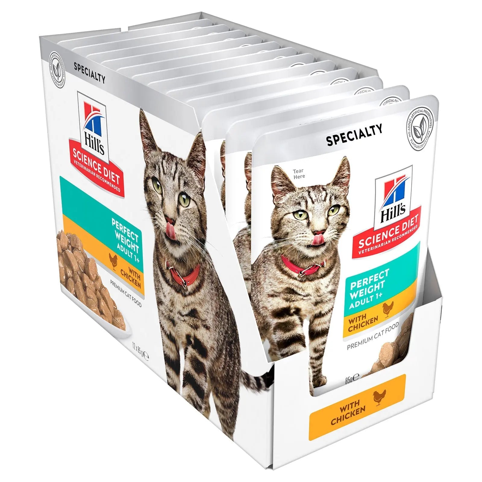 Hill's Science Diet Cat Food Pouch Adult Perfect Weight Chicken - Kellyville Pets