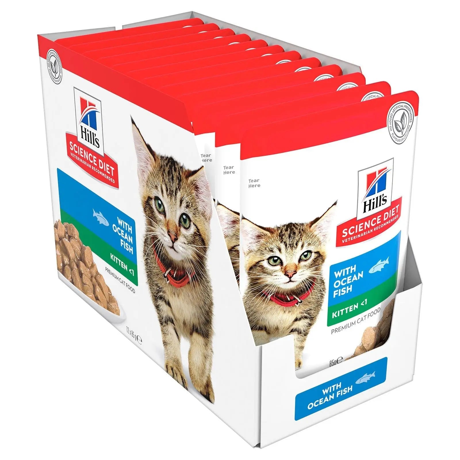 Hill's Science Diet Cat Food Pouch Kitten Ocean Fish - Kellyville Pets