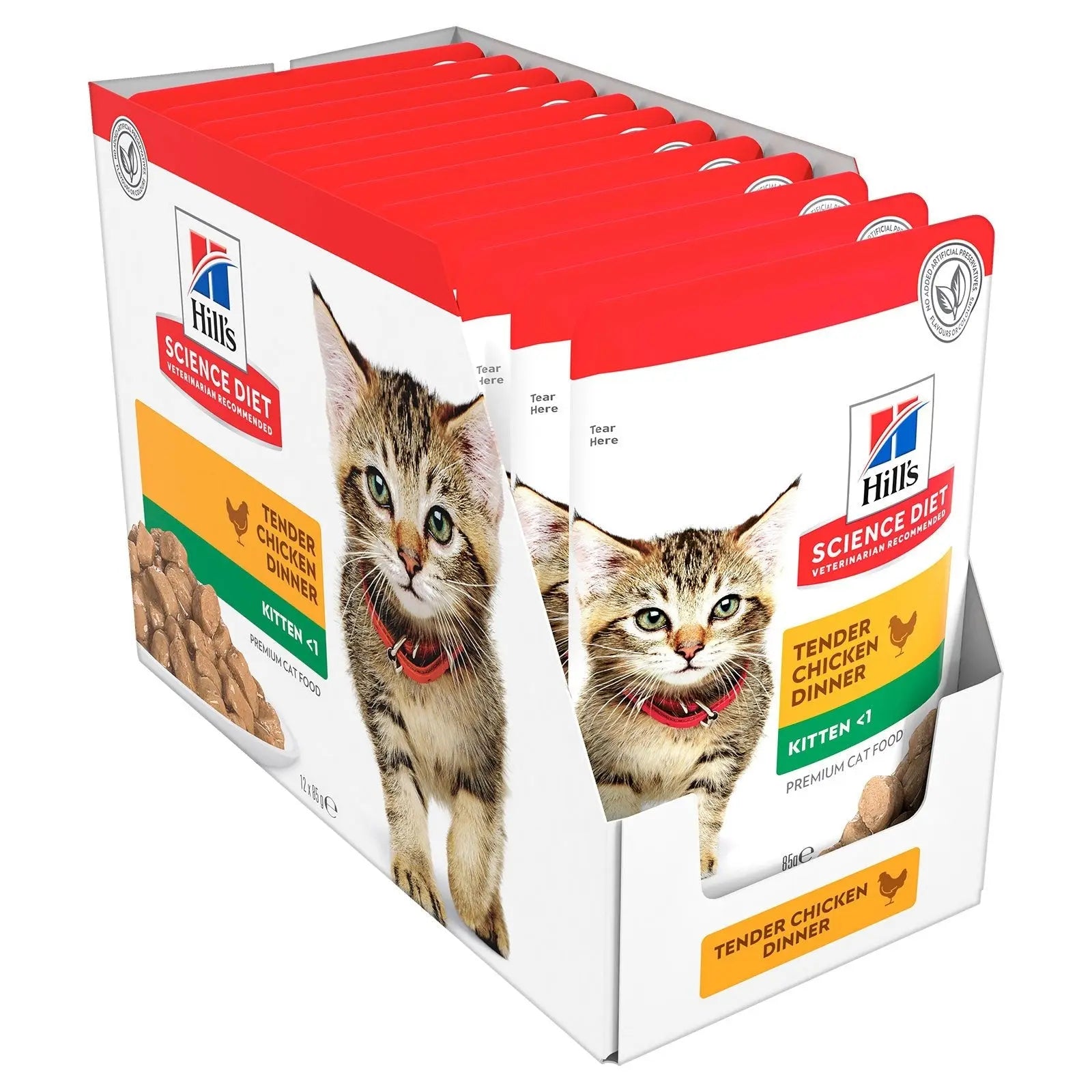 Hill's Science Diet Cat Food Pouch Kitten Tender Chicken Dinner - Kellyville Pets