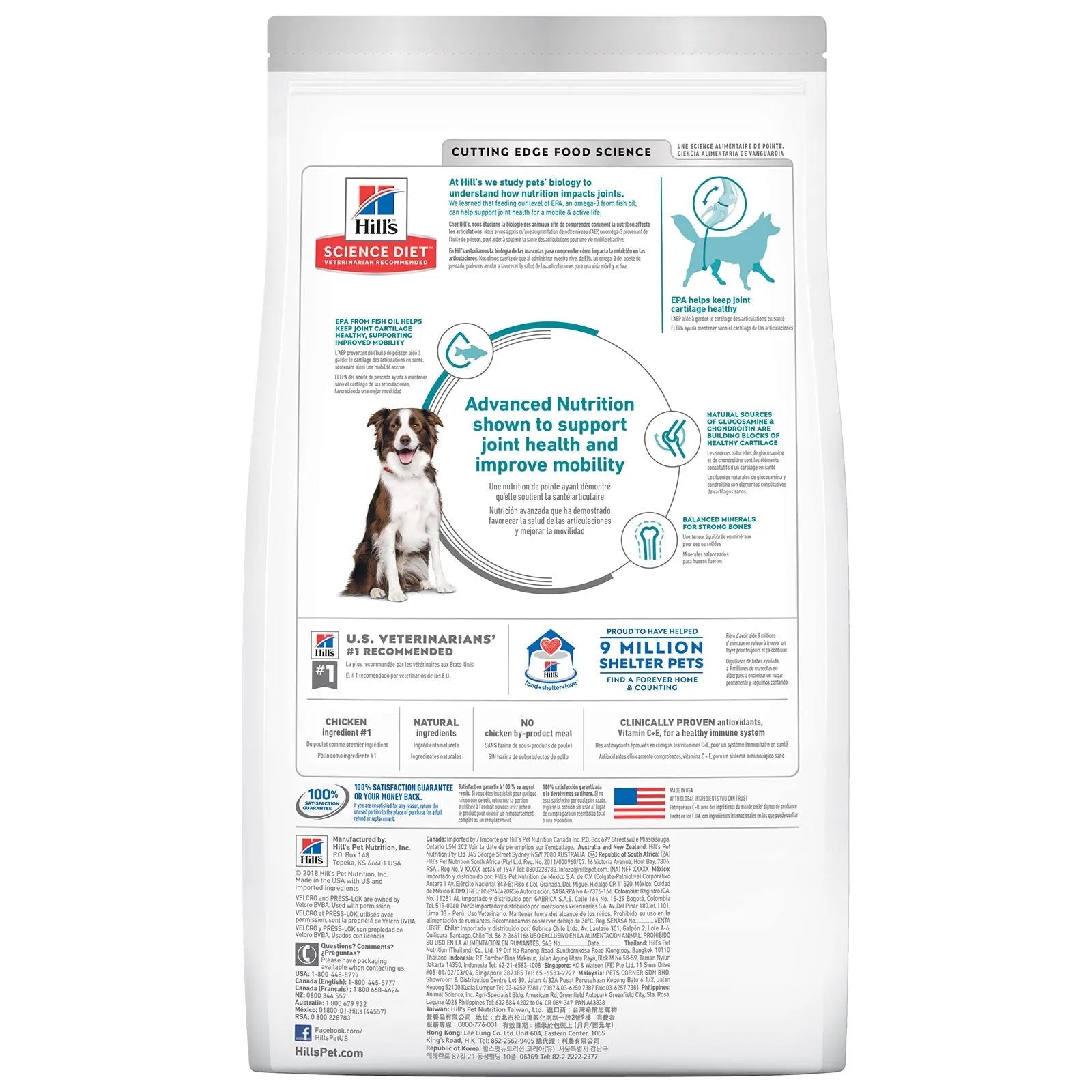 Hill's Science Diet Dog Food Adult Healthy Mobility Large Breed - Kellyville Pets