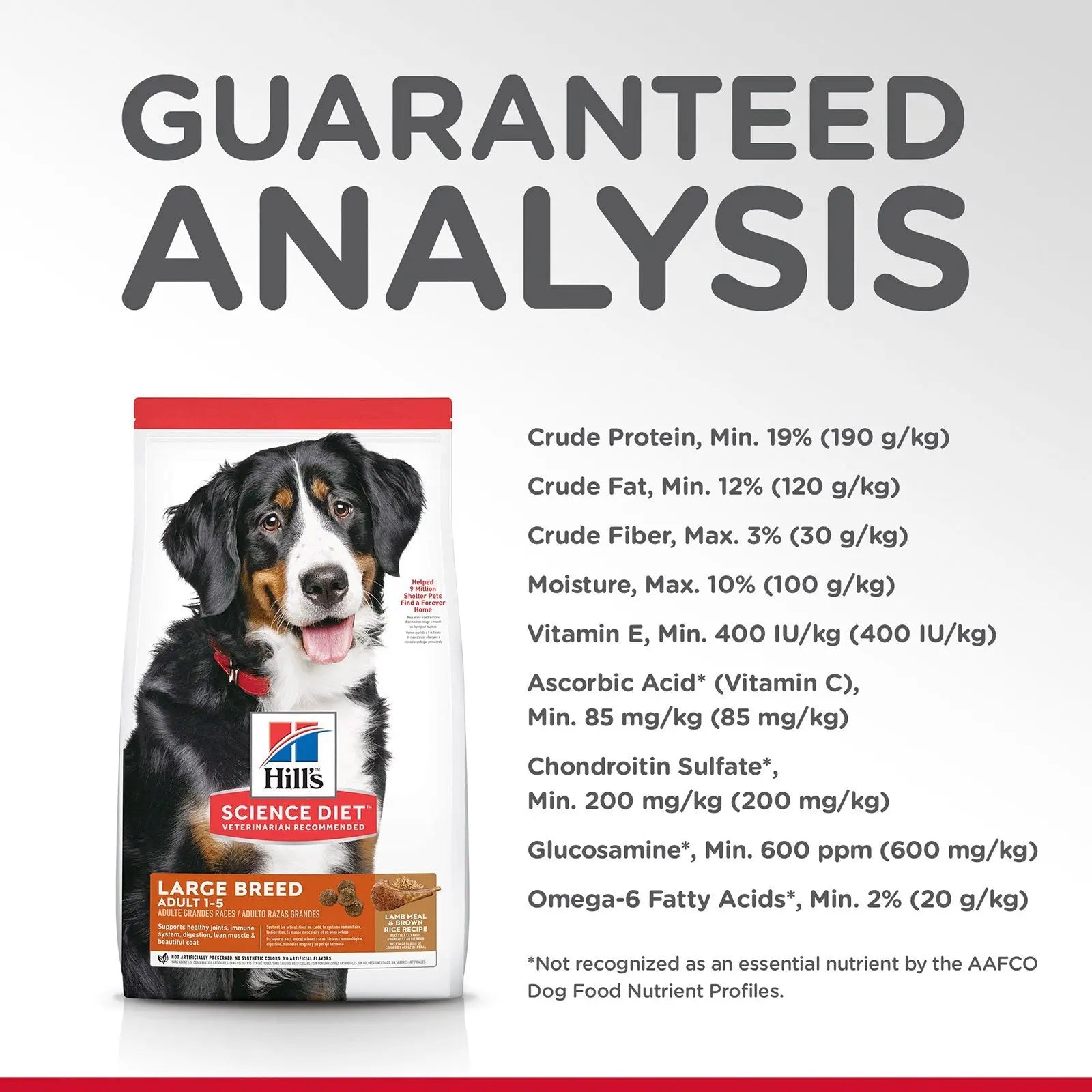 Hill's Science Diet Dog Food Adult Large Breed Lamb Meal & Brown Rice - Kellyville Pets