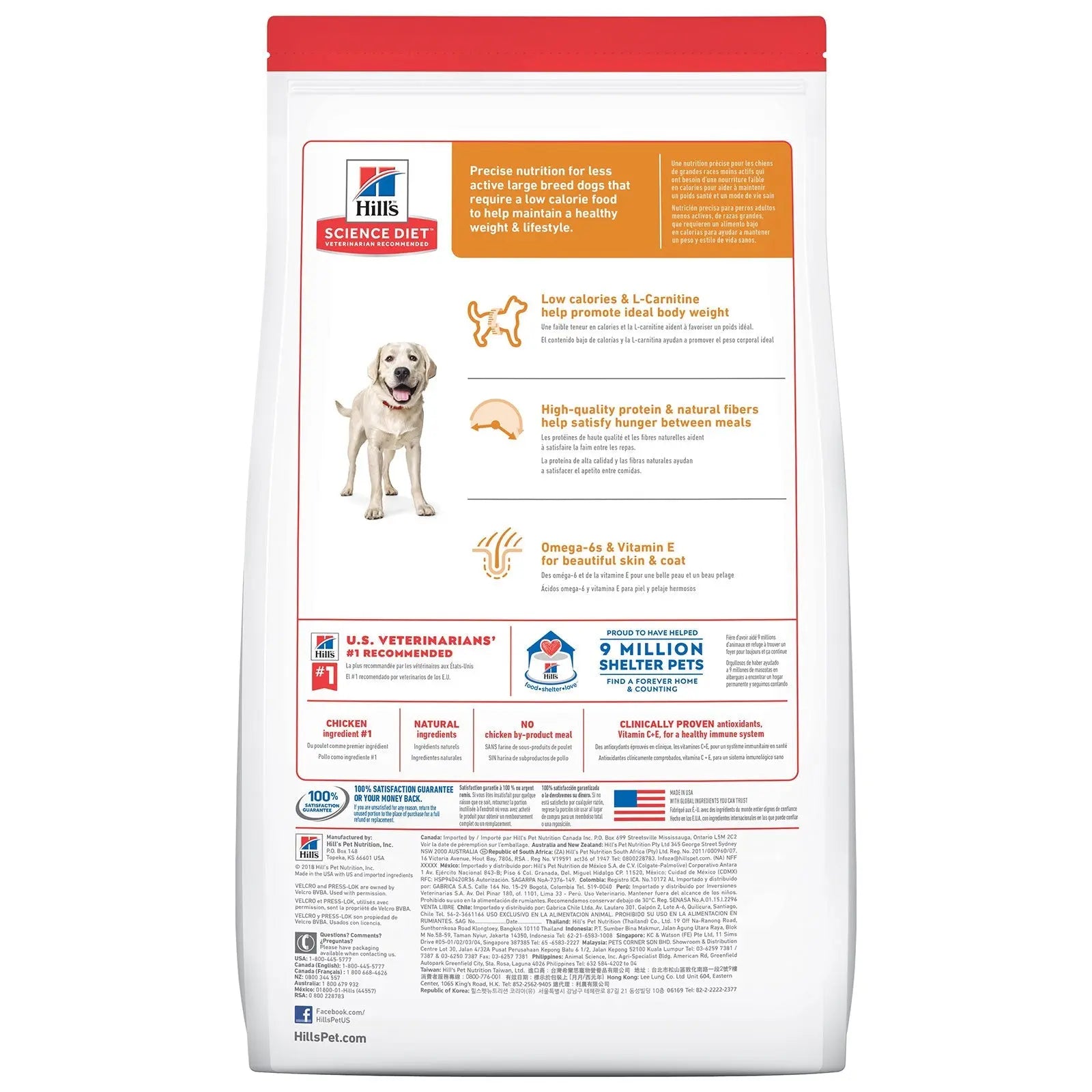 Hill's Science Diet Dog Food Adult Light Large Breed - Kellyville Pets