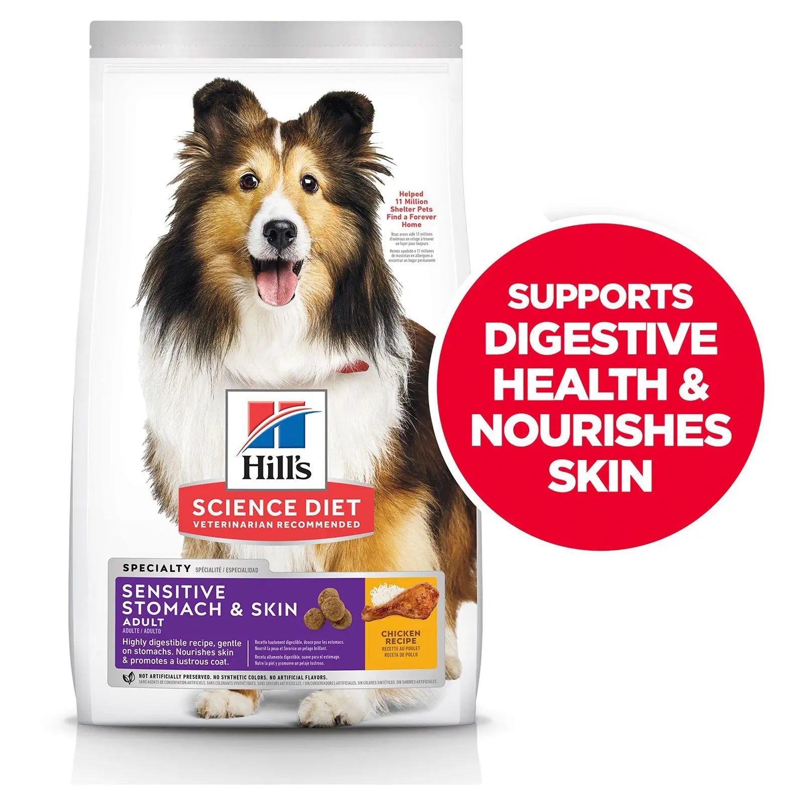 Hill's Science Diet Dog Food Adult Sensitive Stomach & Skin - Kellyville Pets