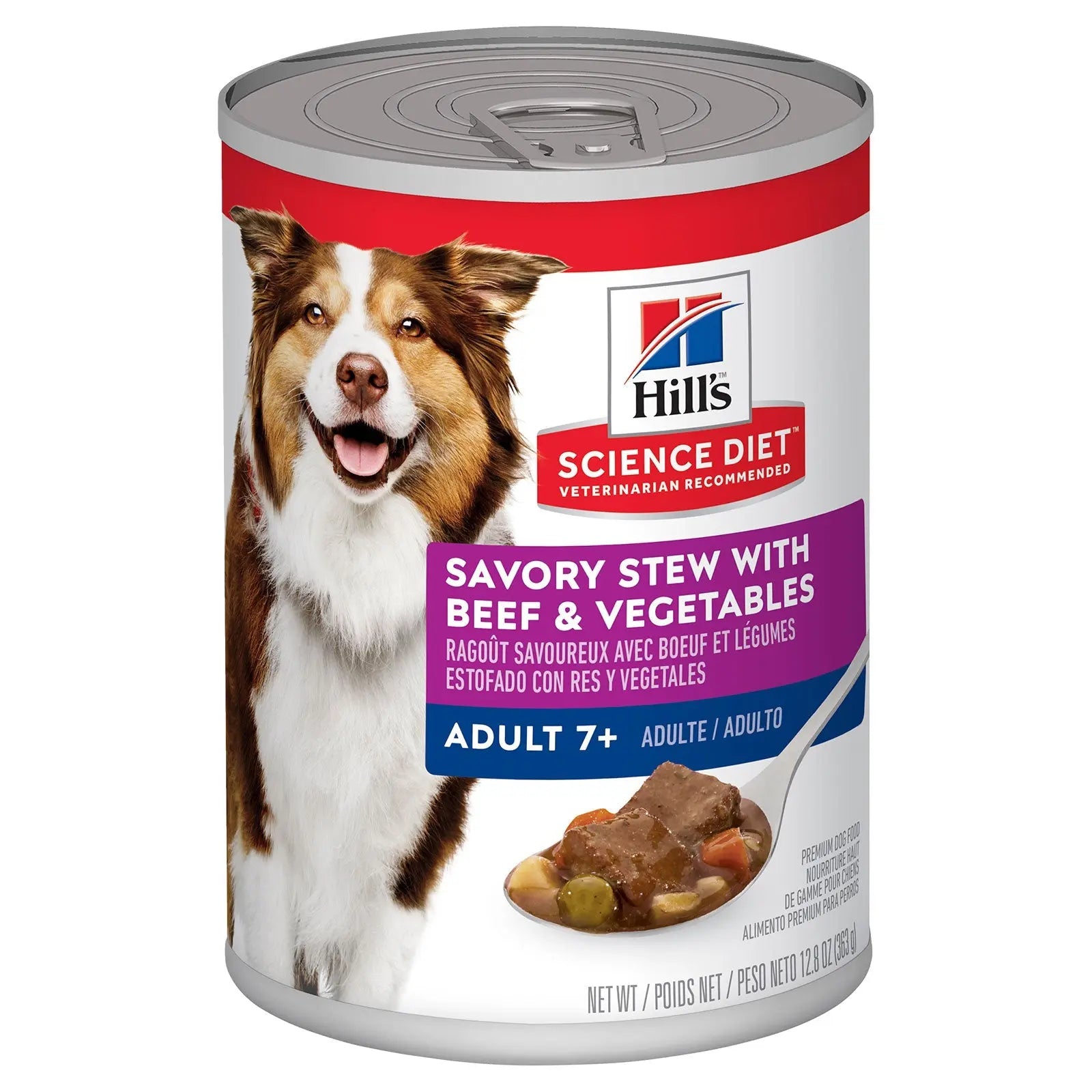 Hill's Science Diet Dog Food Can Adult 7+ Savoury Stew Beef & Vegetables - Kellyville Pets
