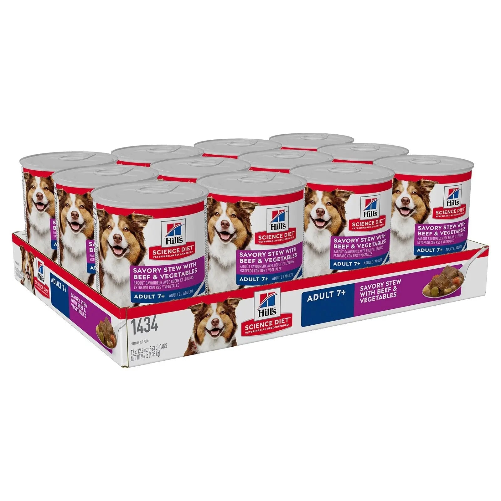 Hill's Science Diet Dog Food Can Adult 7+ Savoury Stew Beef & Vegetables - Kellyville Pets