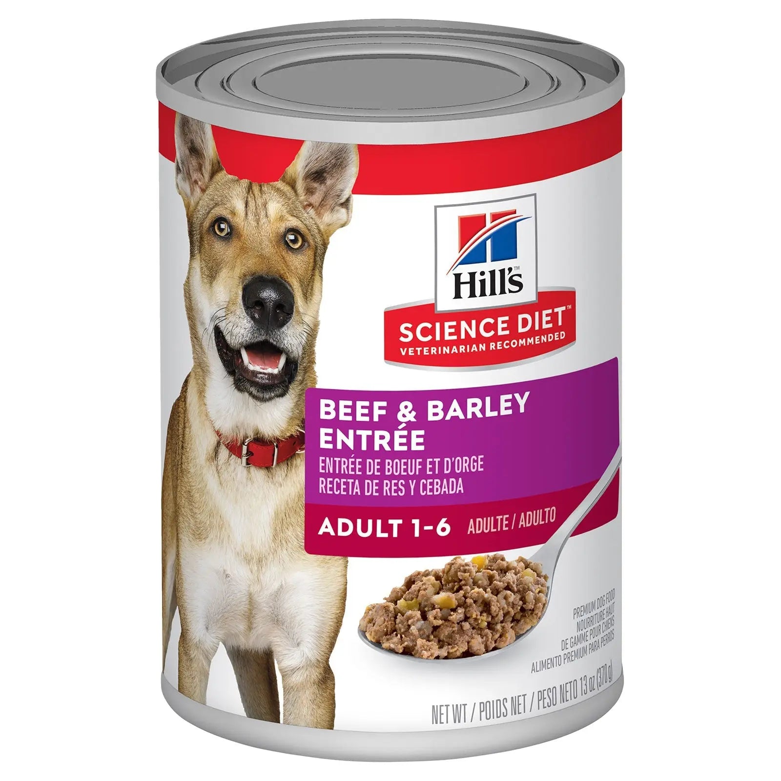 Hill's Science Diet Dog Food Can Adult Beef & Barley Entrée - Kellyville Pets