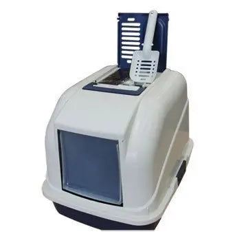 Hooded Cat Toilet Tray with Flapdoor - Kellyville Pets