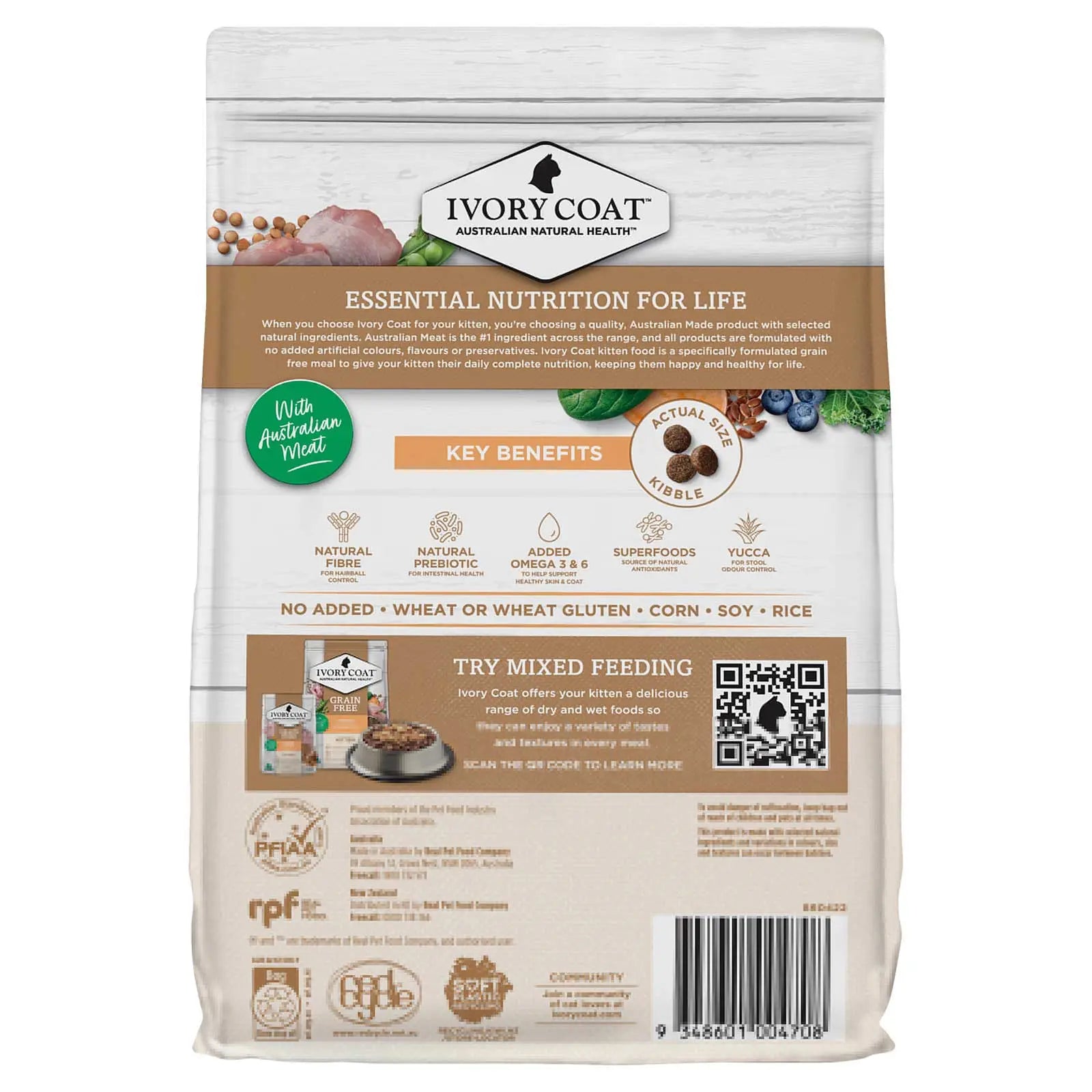 Ivory Coat Grain Free Cat Food Kitten Chicken - Kellyville Pets