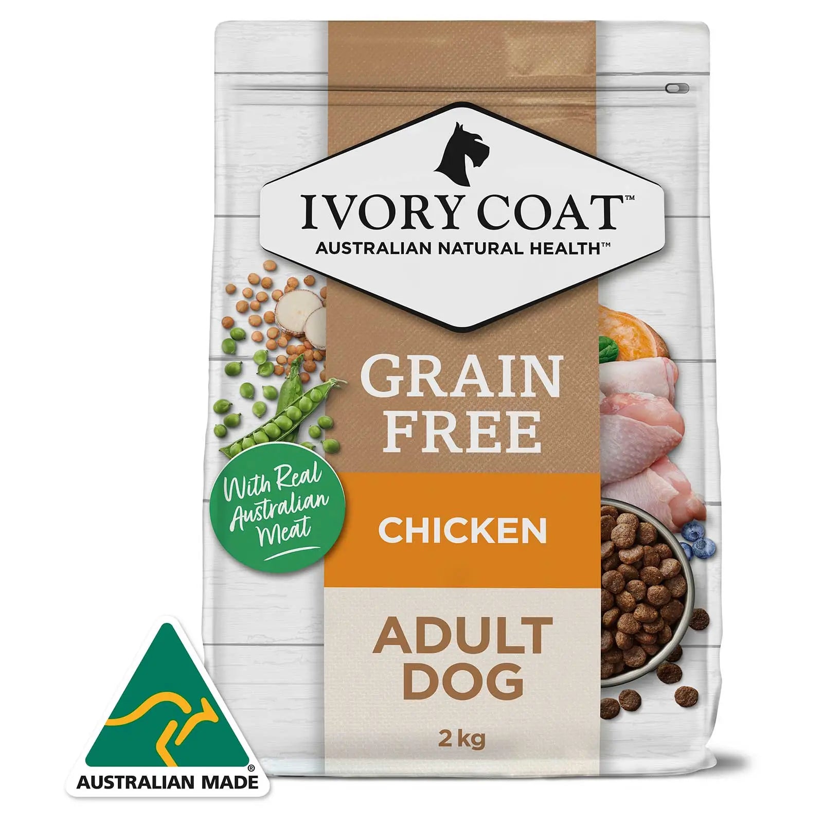 Ivory Coat Grain Free Dog Food Adult Chicken with Coconut Oil - Kellyville Pets