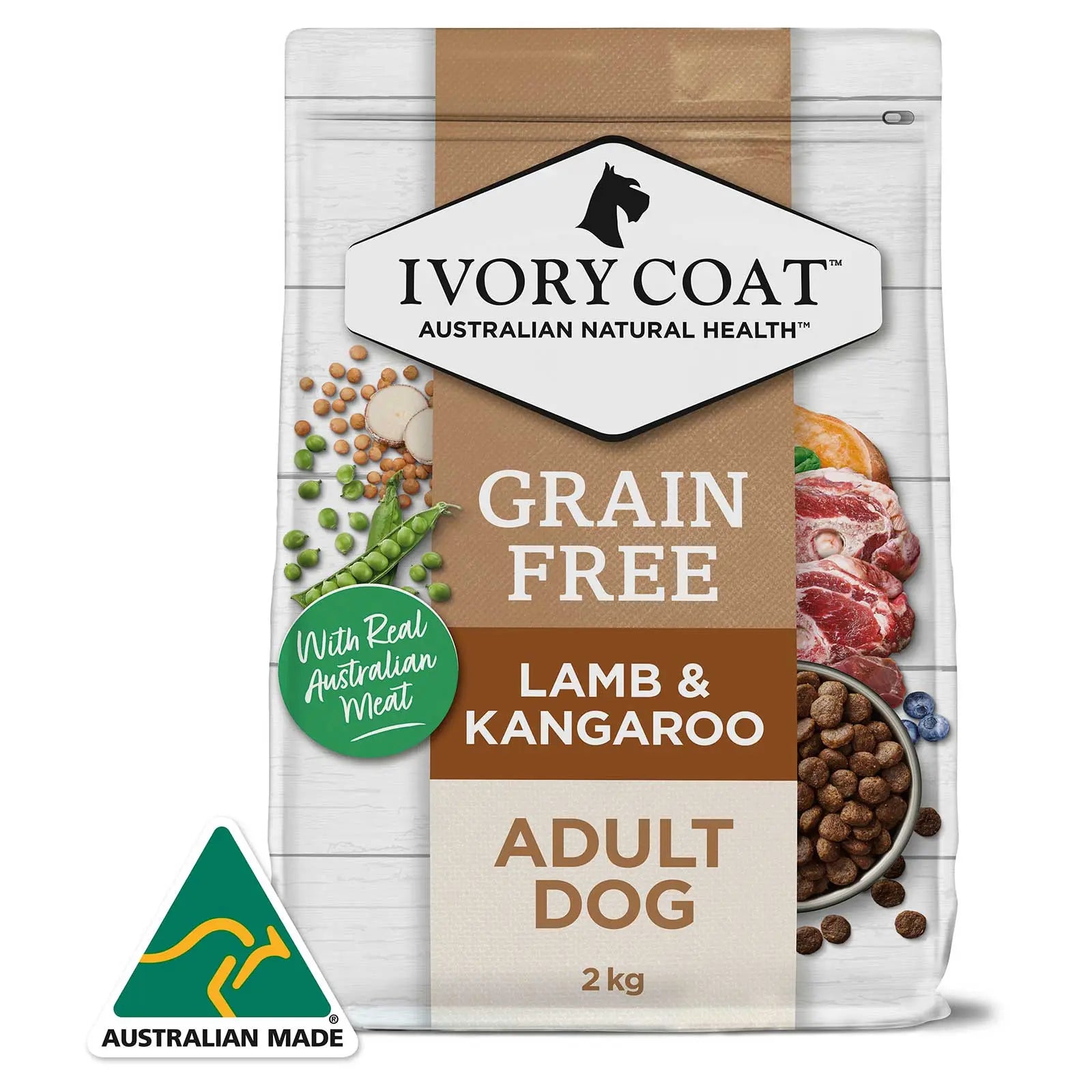 Ivory Coat Grain Free Dog Food Adult Lamb & Kangaroo - Kellyville Pets