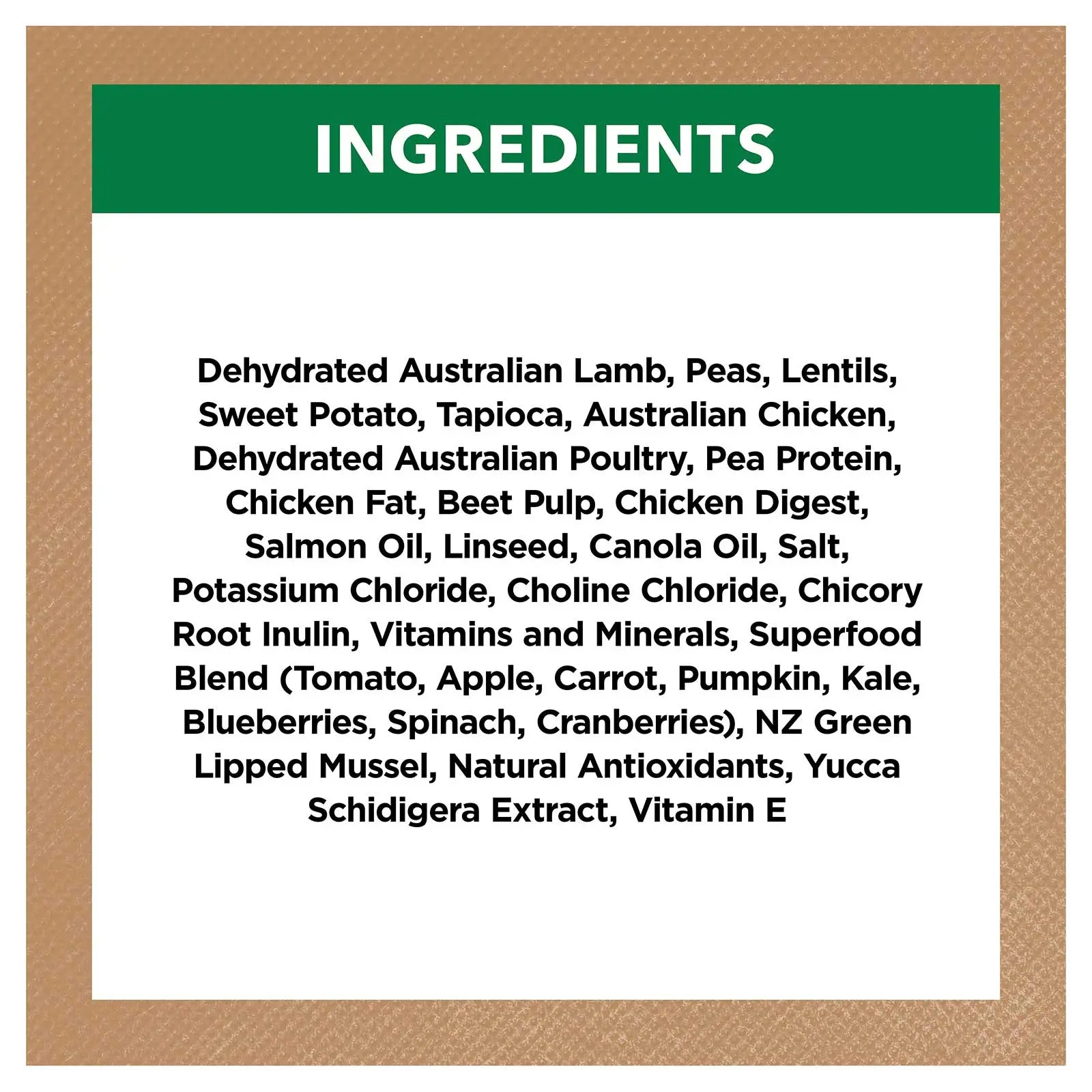 Ivory Coat Grain Free Dog Food Adult Large Breed Lamb - Kellyville Pets