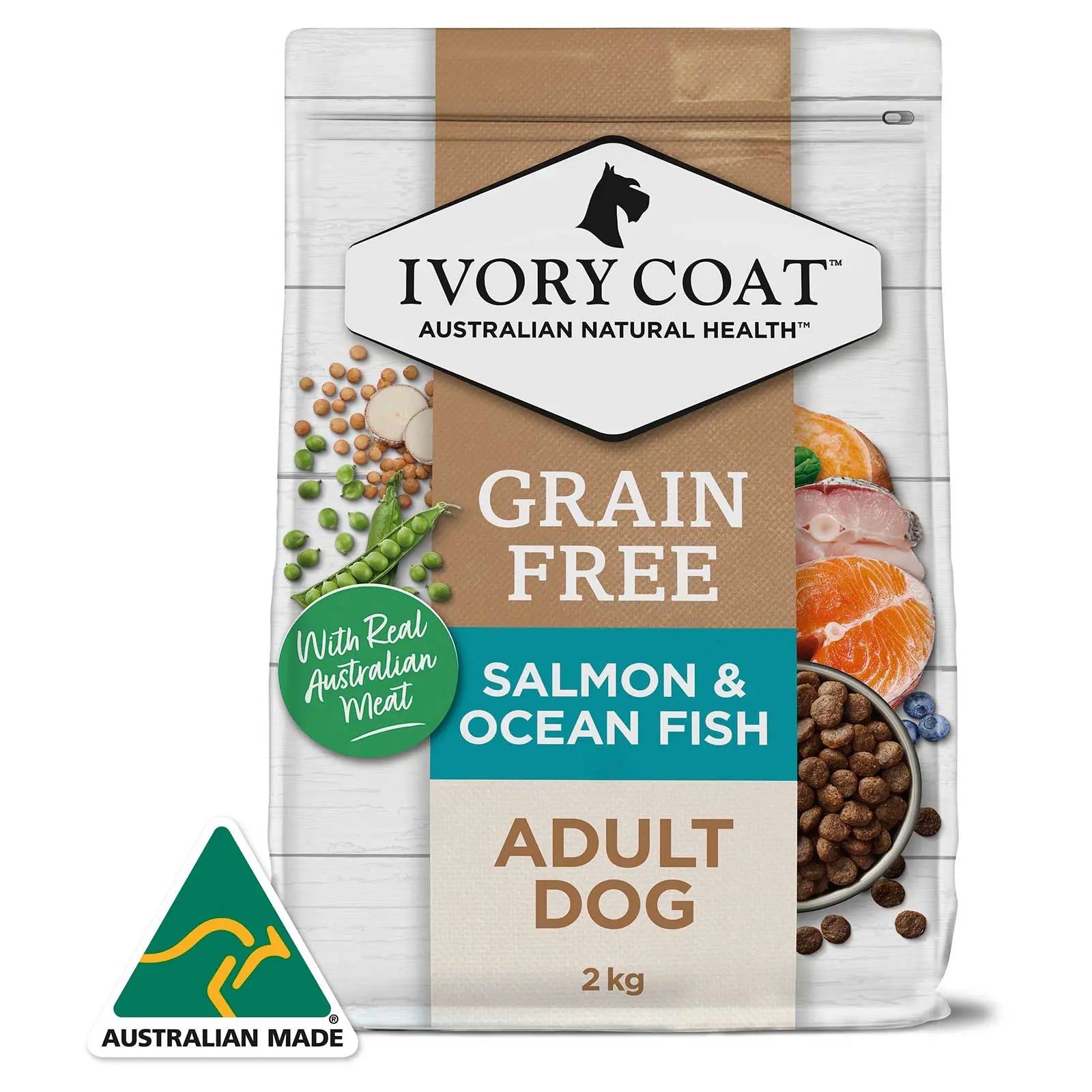 Ivory Coat Grain Free Dog Food Adult Salmon & Ocean Fish - Kellyville Pets
