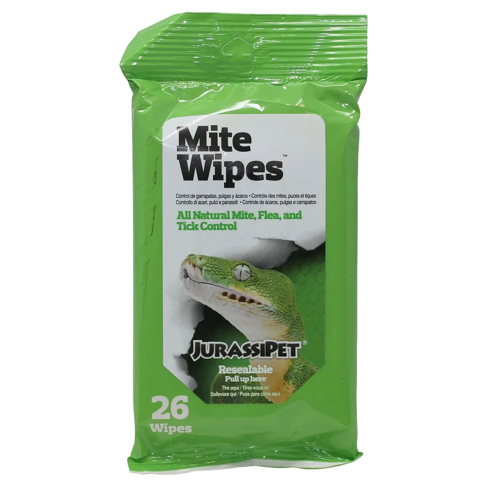 JurassiPet Reptile Mite Wipes - Kellyville Pets