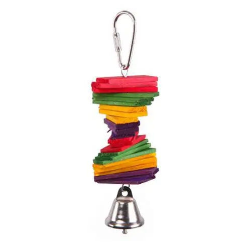 Kazoo Bird Toy Rectangle Chips & Bell - Kellyville Pets