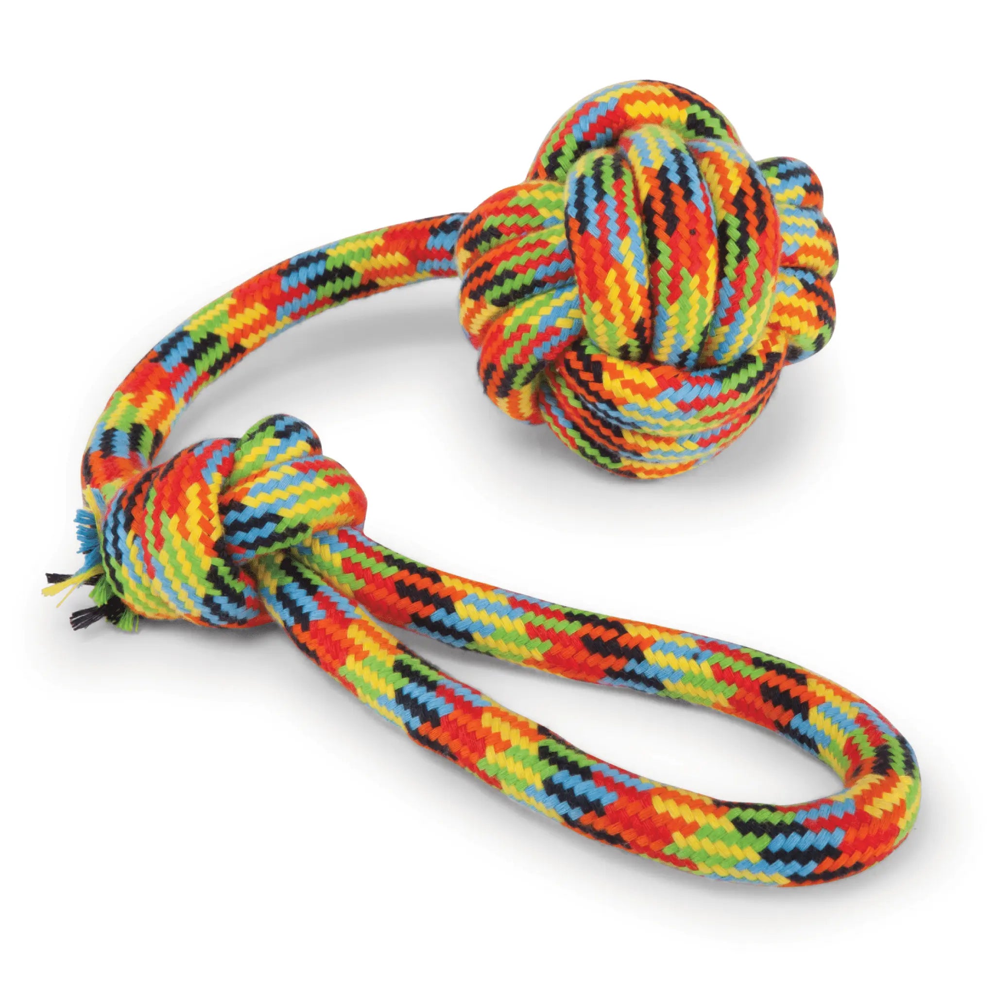 Kazoo Braided Rope Sling Knot Ball Dog Toy - Kellyville Pets
