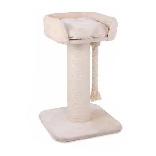 Kazoo Cat Scratcher - High Bed Post w/ Rope Cream - Kellyville Pets