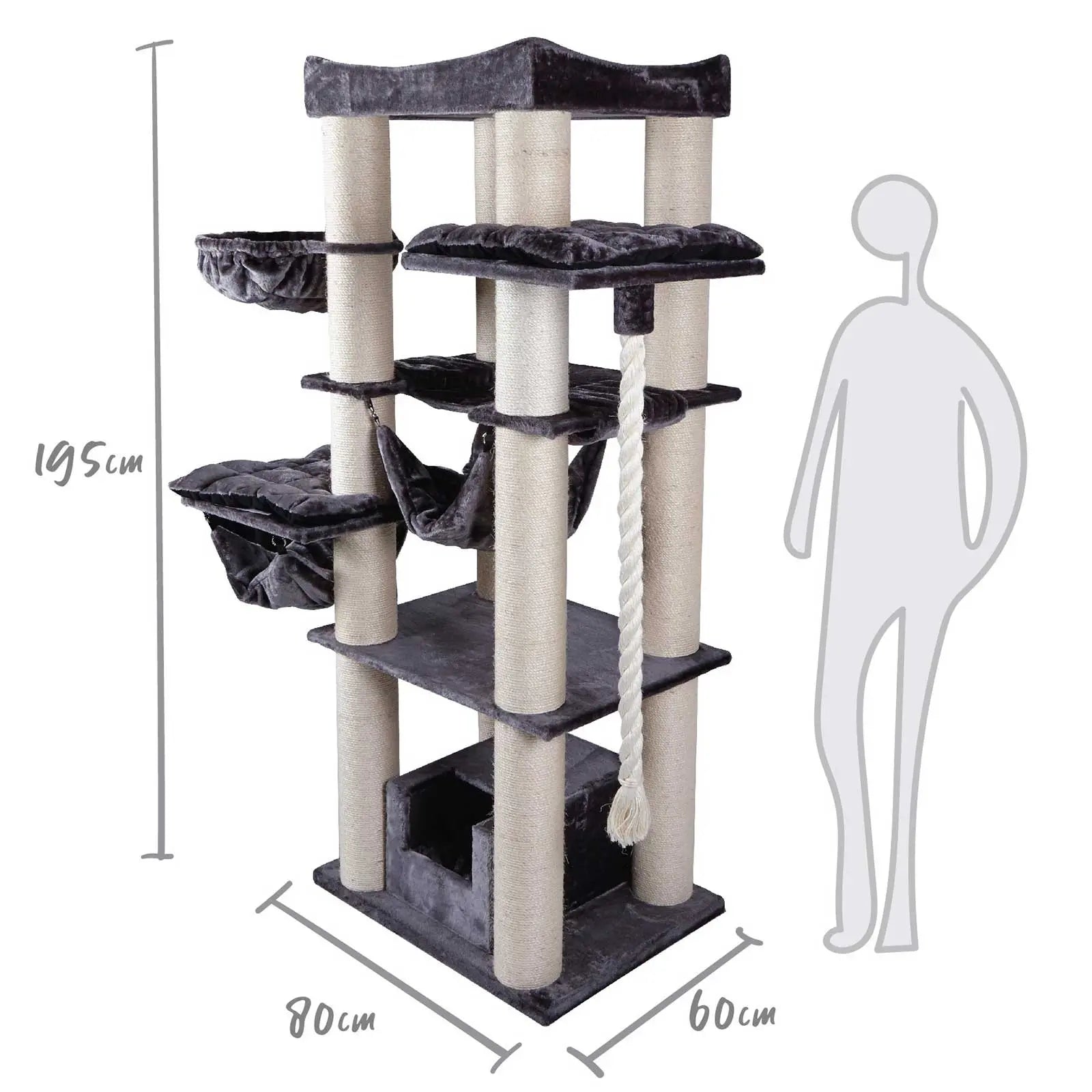 Kazoo Cat Scratcher - Kitty Tower Playground - Kellyville Pets