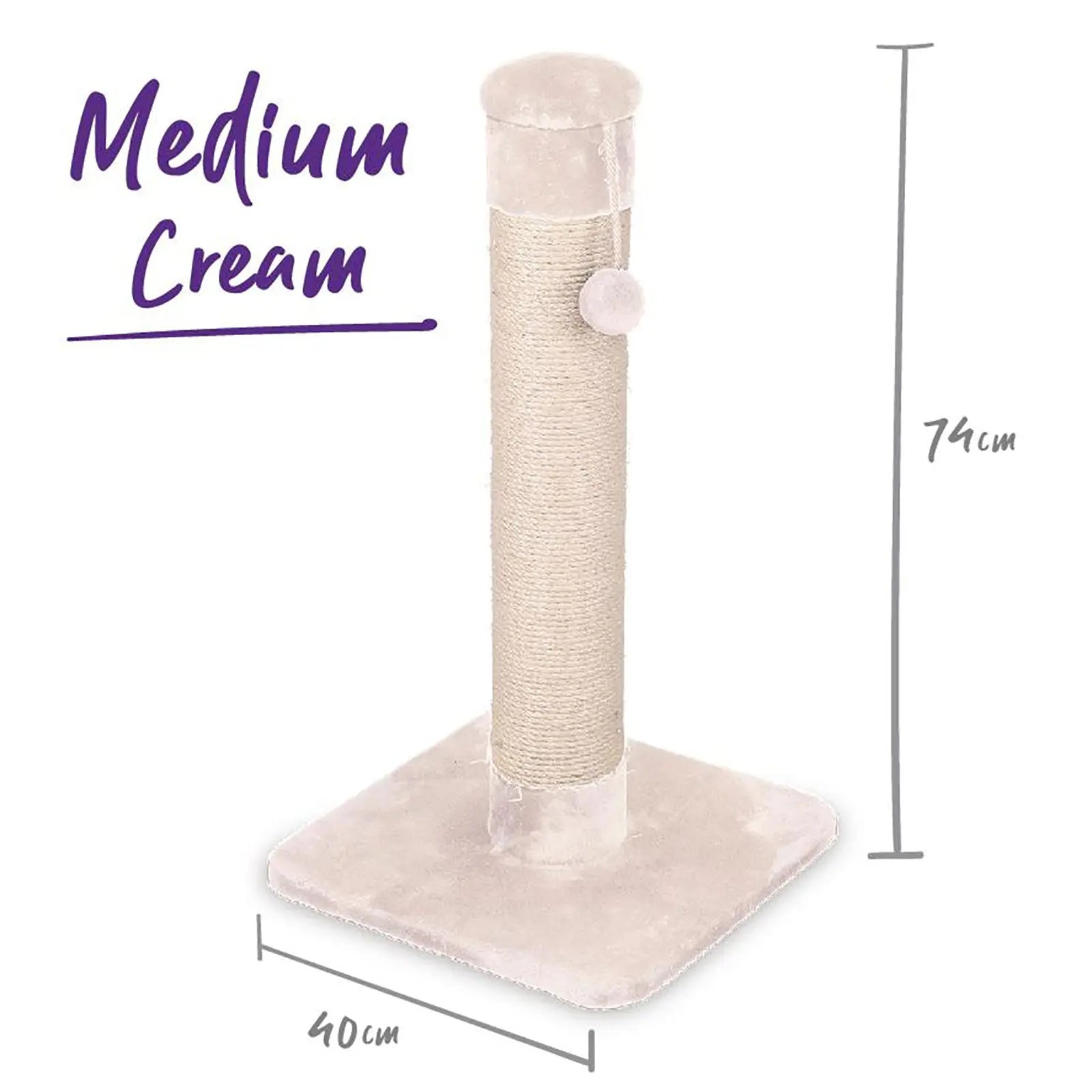 Kazoo Cat Scratcher - Scratch Post Medium - Kellyville Pets