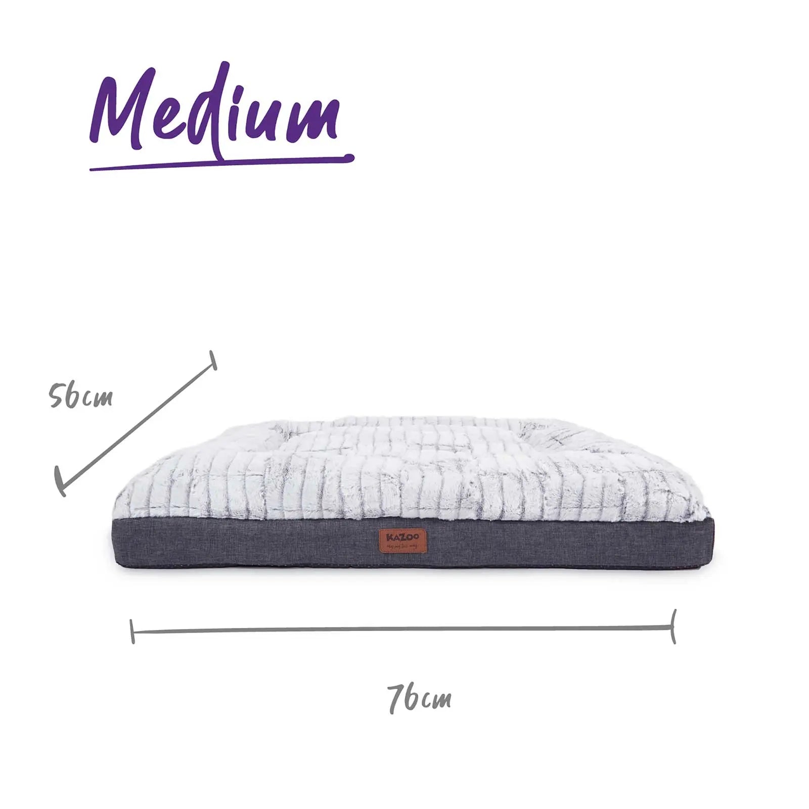 Kazoo Cloud Comfort Light Grey Dog Bed - Kellyville Pets