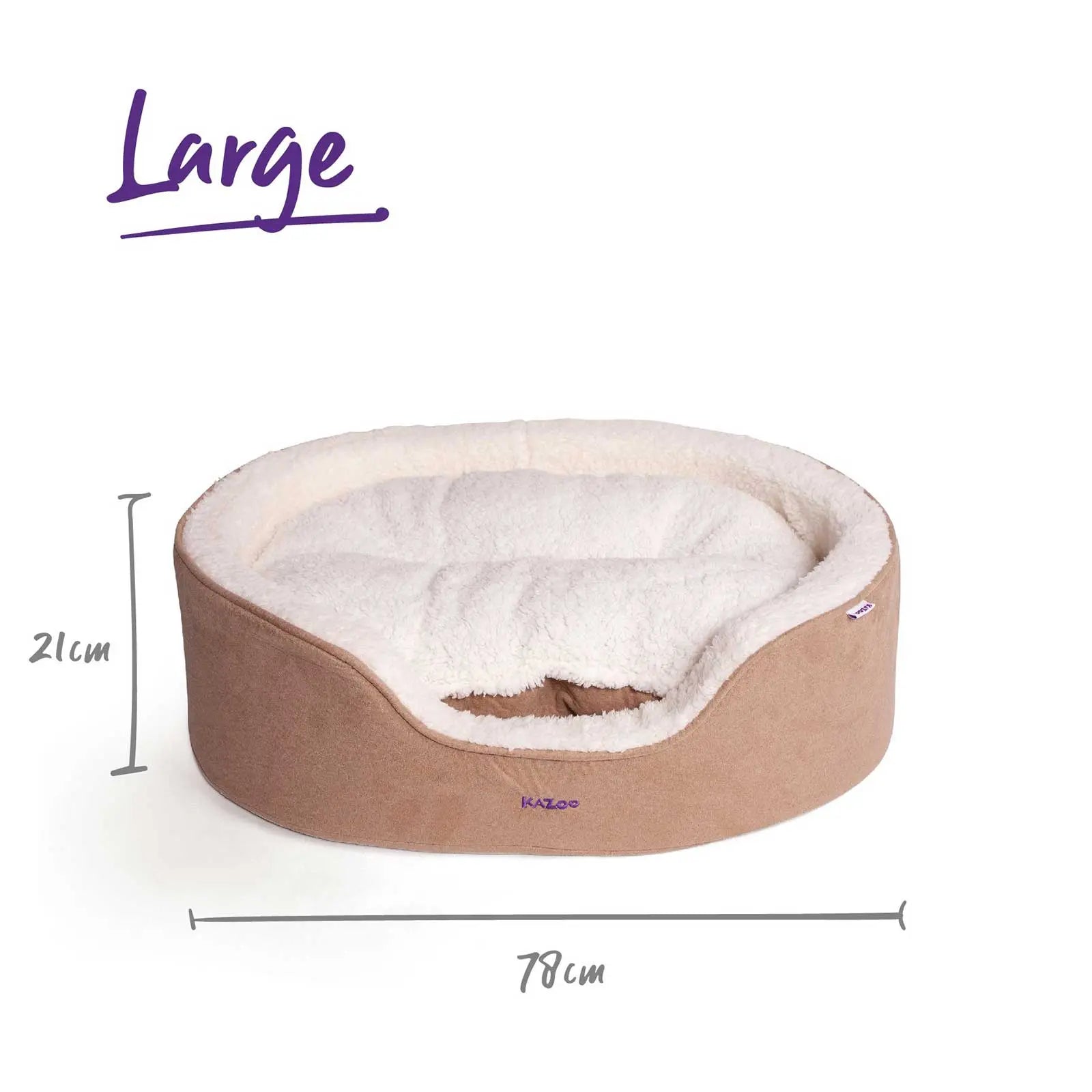 Kazoo Manhattan Coffee Dog Bed - Kellyville Pets