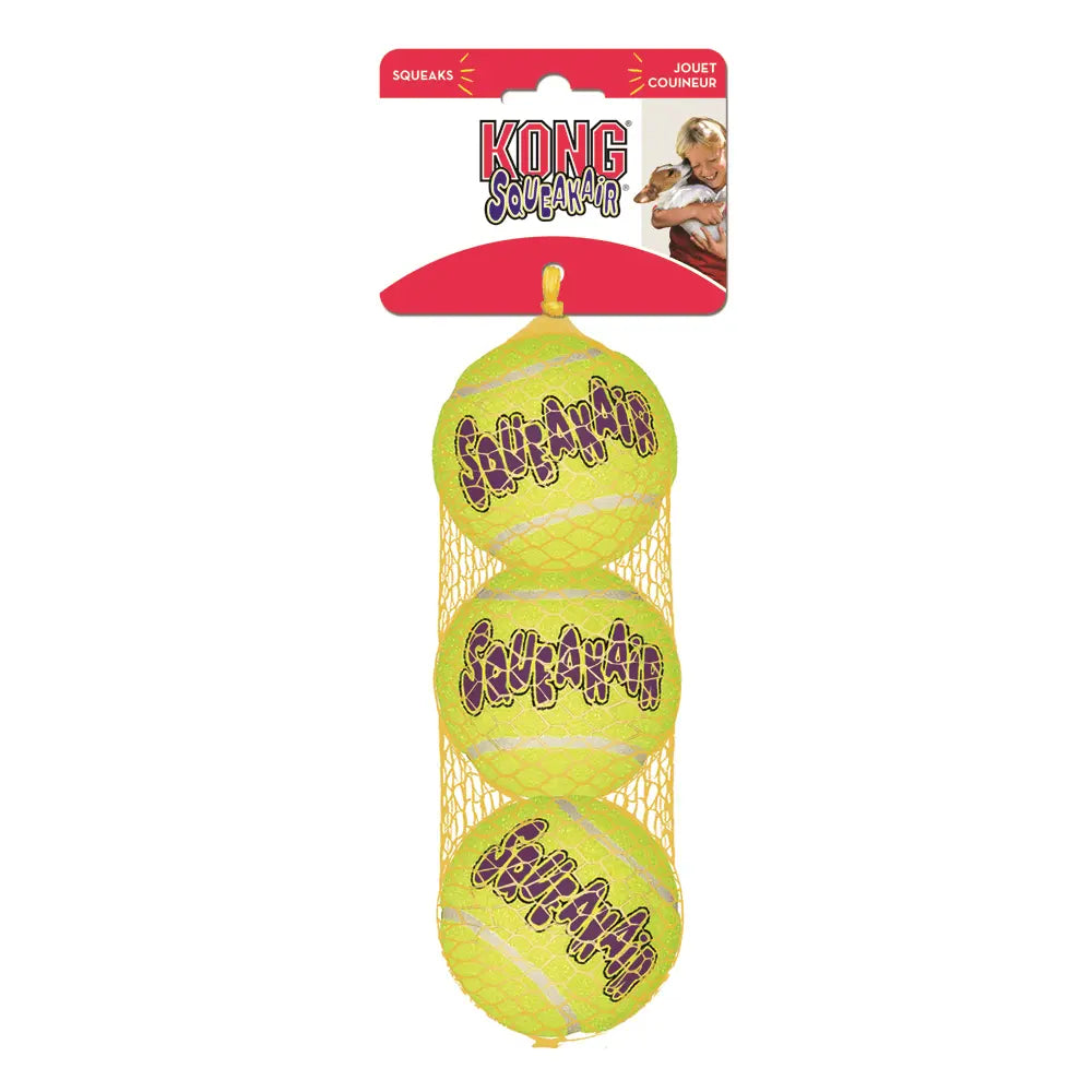 KONG AirDog Squeakair Balls - Kellyville Pets