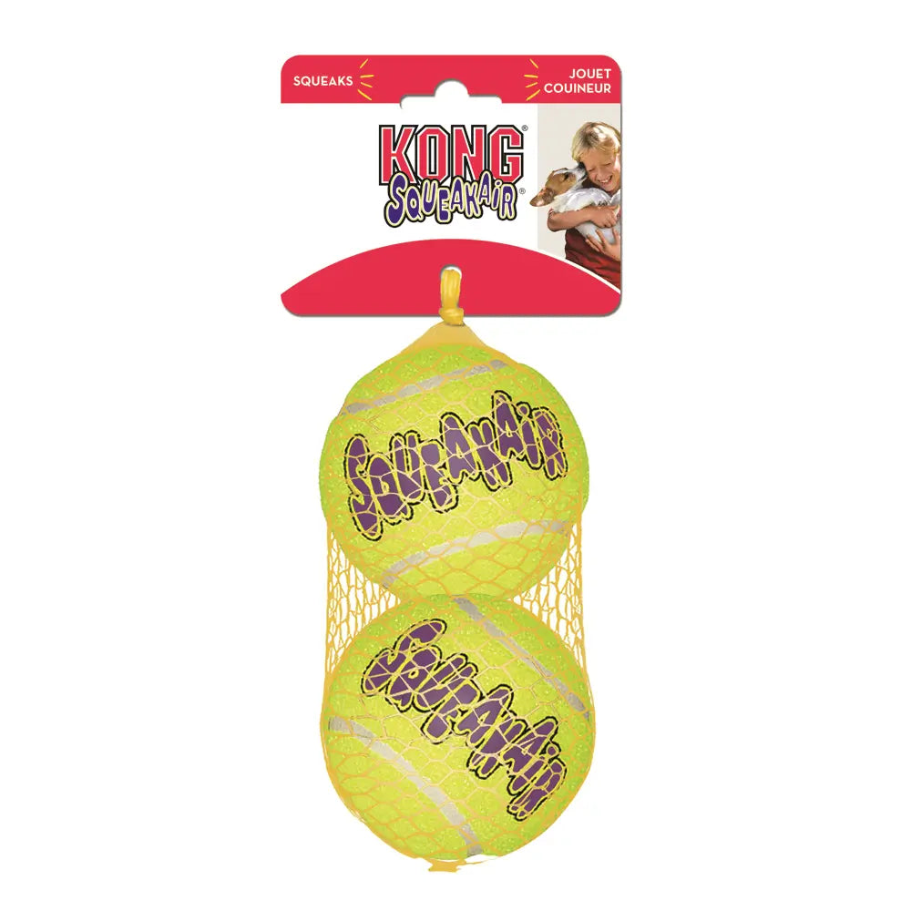 KONG AirDog Squeakair Balls - Kellyville Pets