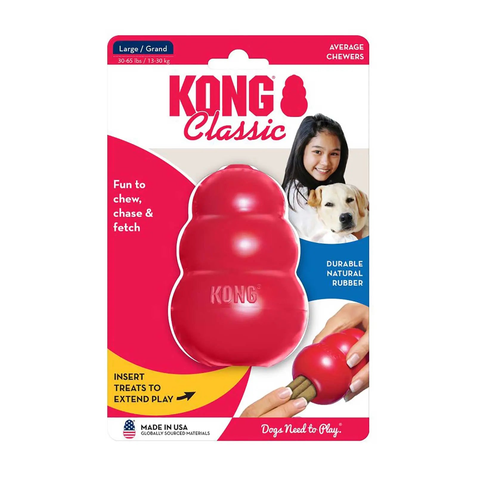 KONG Classic Dog Toy - Kellyville Pets