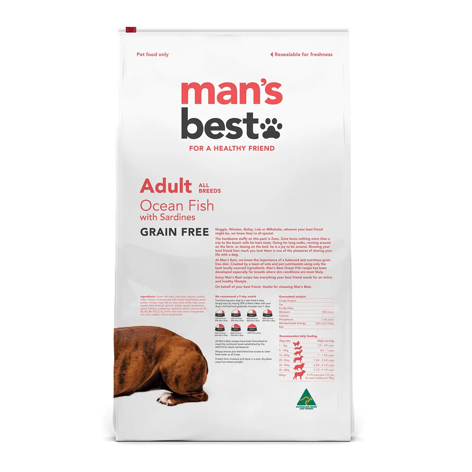Man's Best Dog Food Adult Ocean Fish - Kellyville Pets